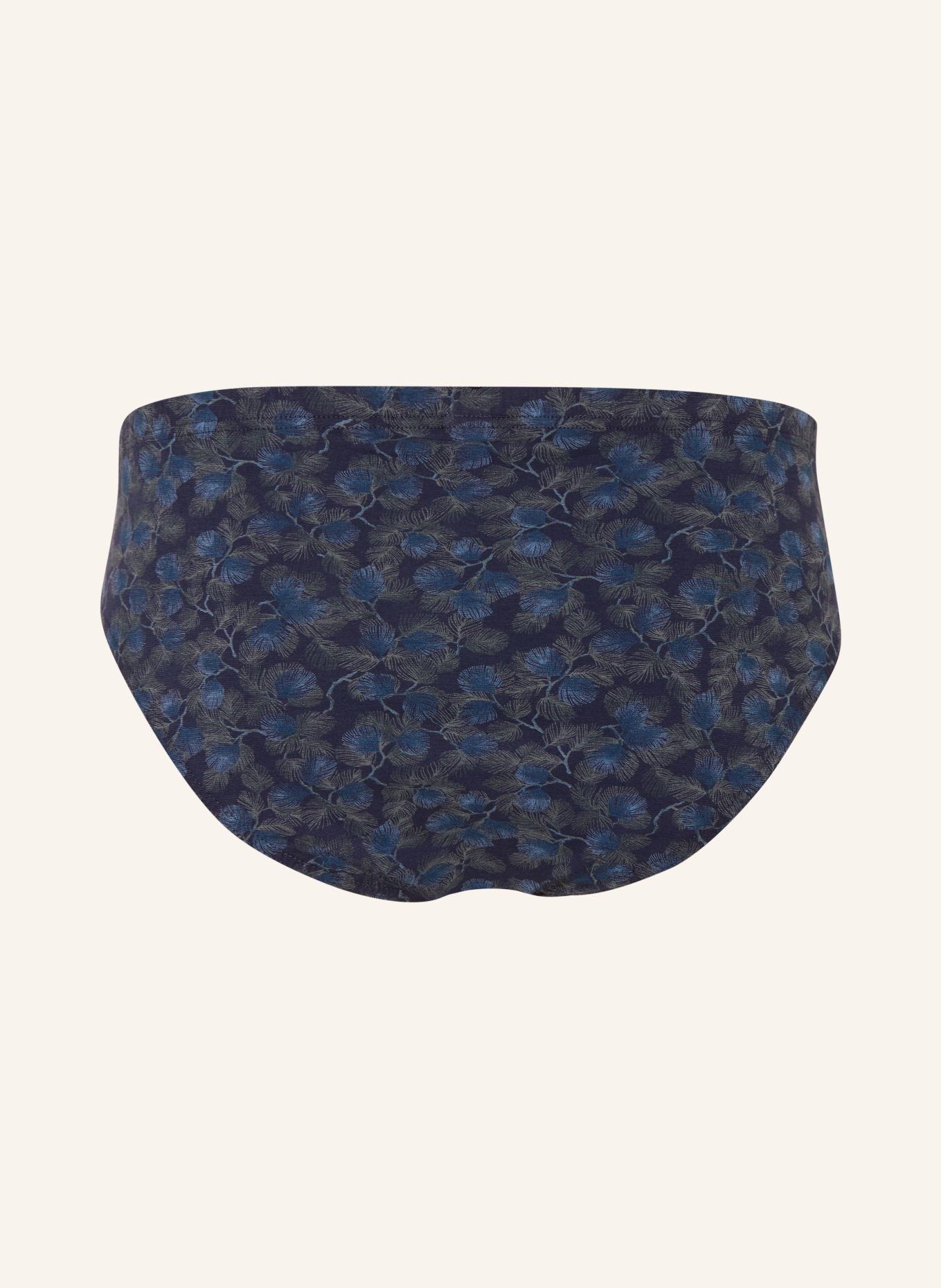 mey Slip de la série DARK LEAVES: BLEU FONCÉ / BEIGE / BLEU GRIS