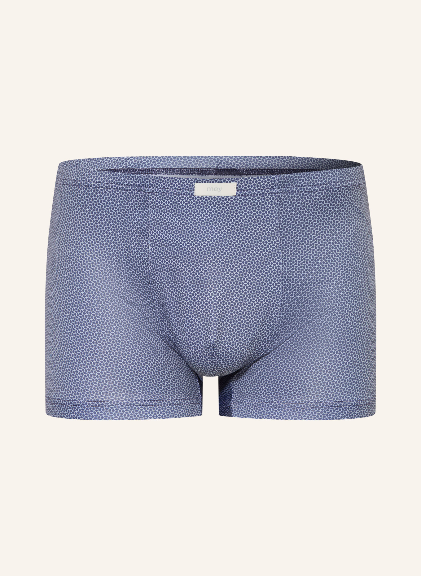 mey CURVED LINES Boxer shorts Collection: BLUE / WHITE