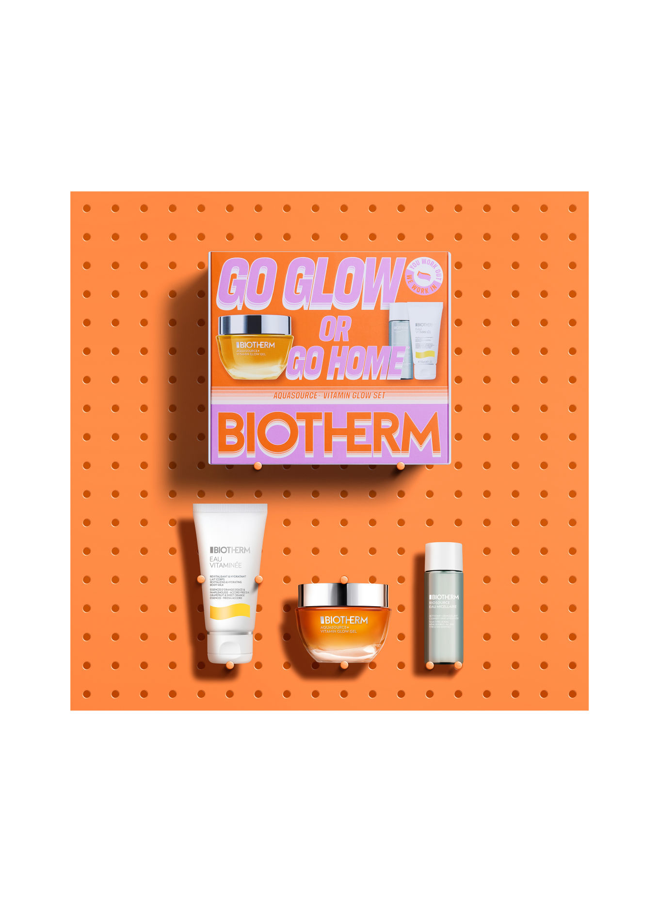 BIOTHERM AQUASOURCE + VITAMIN GLOW GEL ROUTINE SET