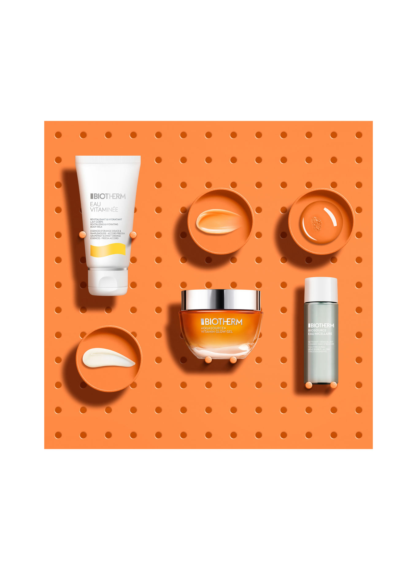 BIOTHERM AQUASOURCE + VITAMIN GLOW GEL ROUTINE SET