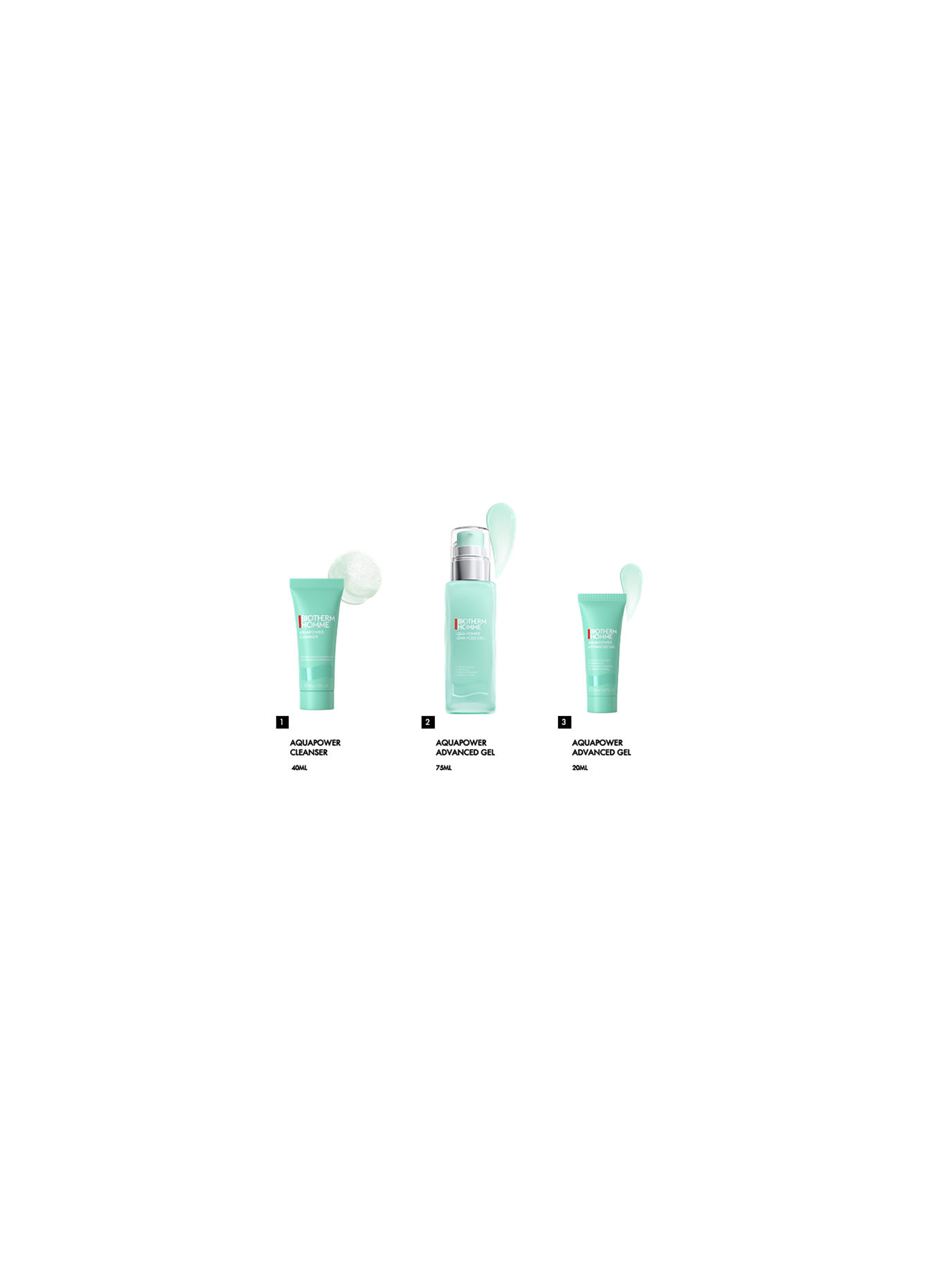 BIOTHERM HOMME AQUAPOWER ADVANCED GEL SET