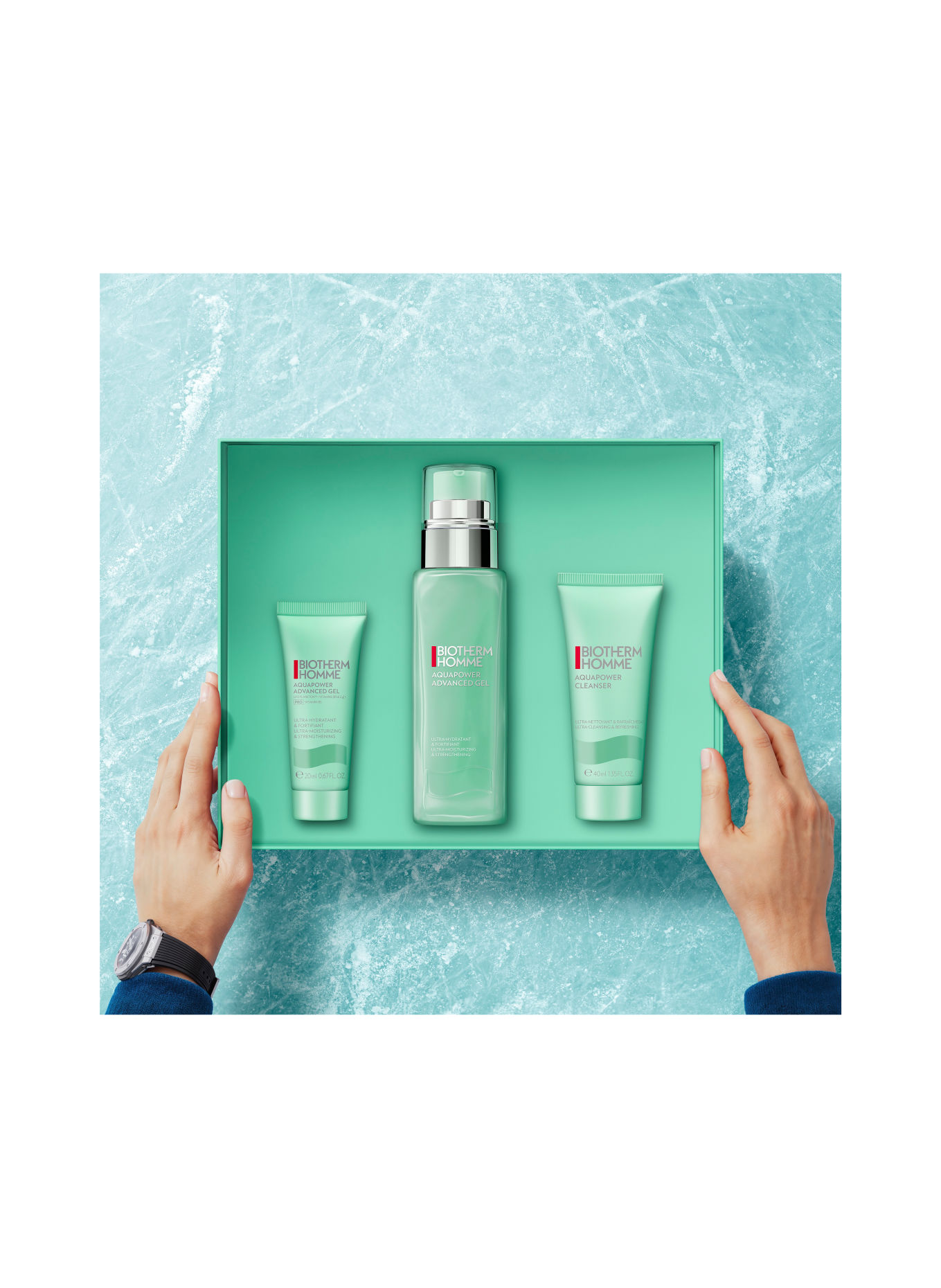 BIOTHERM HOMME AQUAPOWER ADVANCED GEL SET