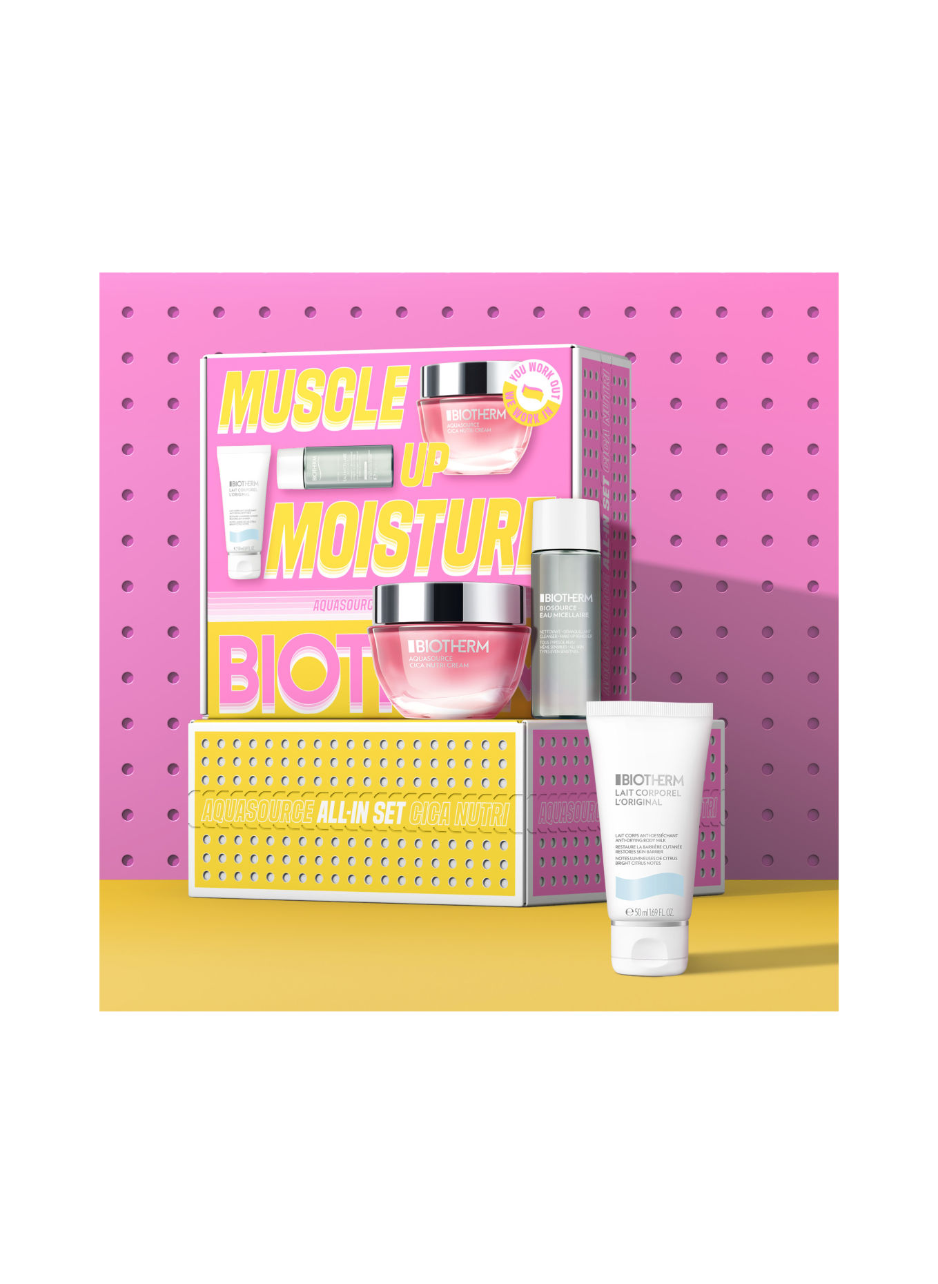 BIOTHERM AQUASOURCE CICA NUTRI CREAM ROUTINE SET