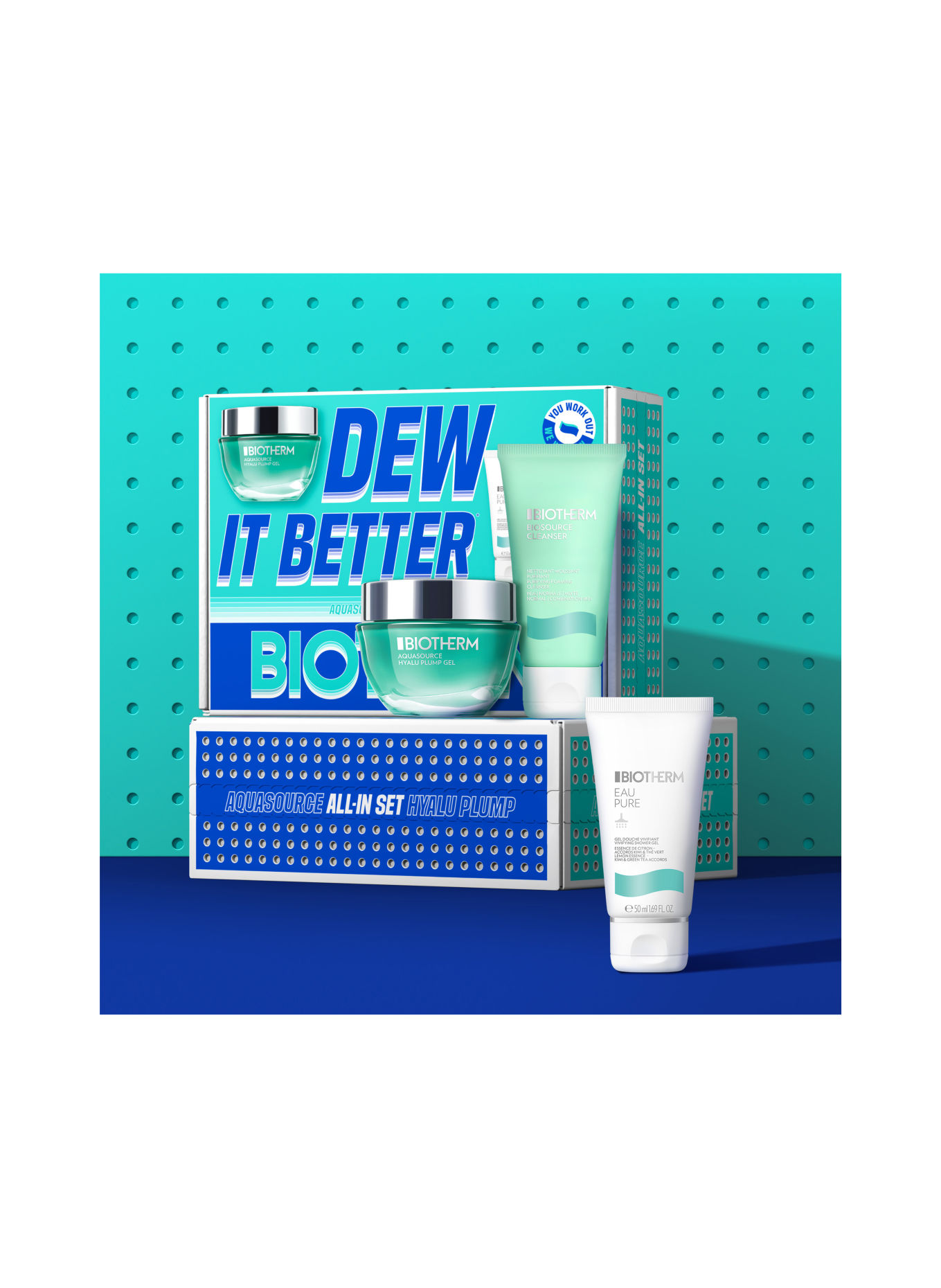 BIOTHERM AQUASOURCE HYALU PLUMP CREAM ROUTINE SET