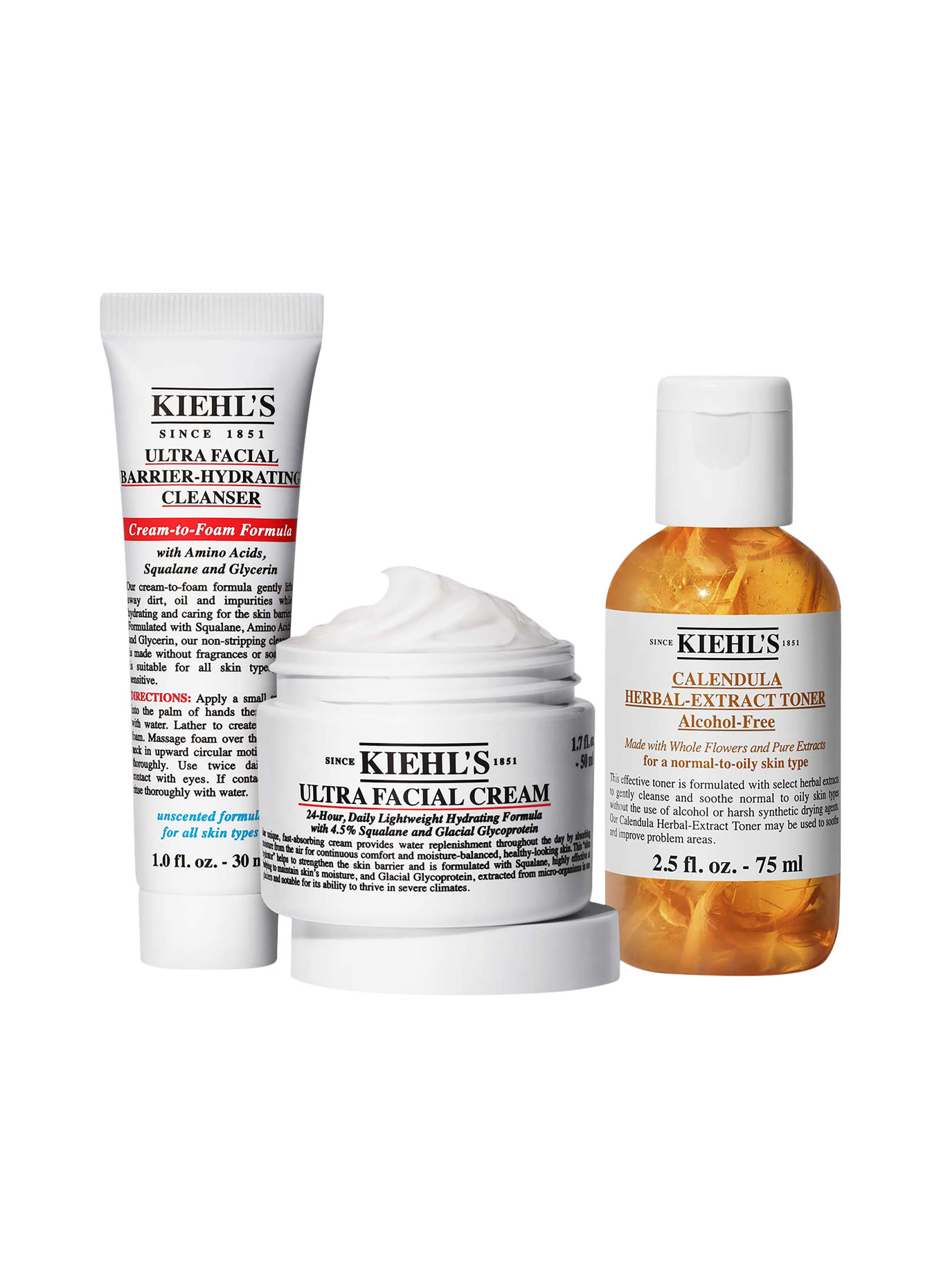 Kiehl's CLEANSE TONE HYDRATE SET