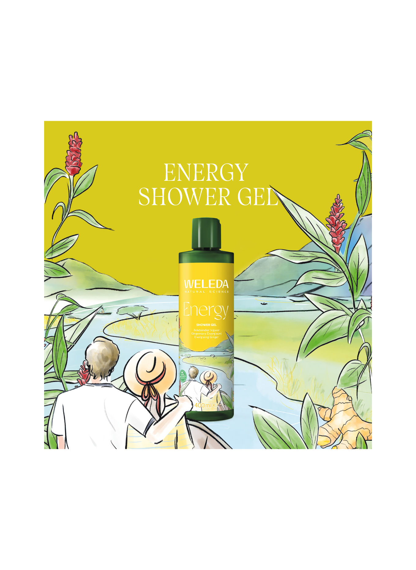 WELEDA ENERGIE SHOWER  GEL INGWER