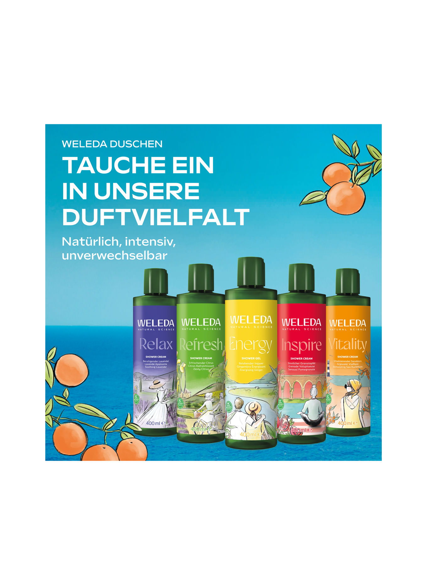 WELEDA ENERGIE SHOWER  GEL INGWER