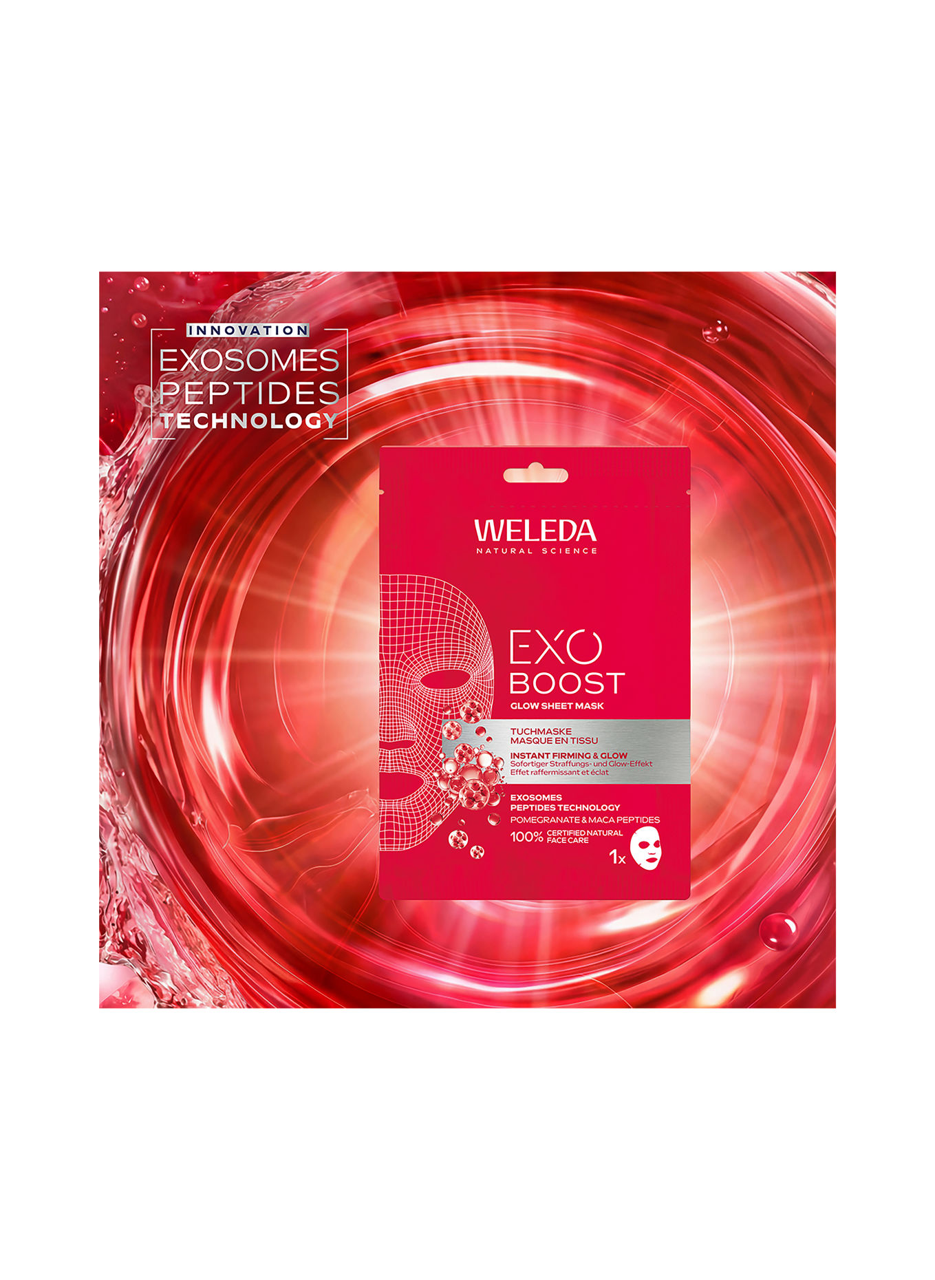 WELEDA EXO BOOST GLOW TUCHMASKE