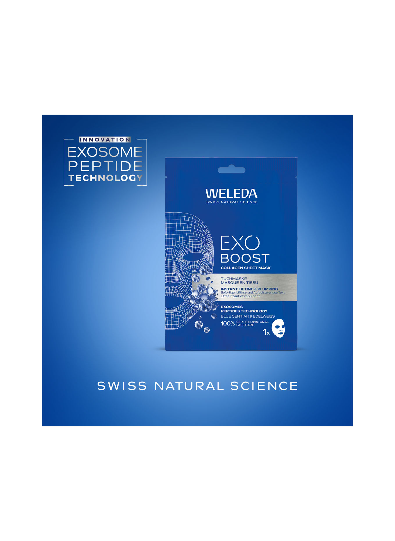 WELEDA EXO BOOST TUCHMAKSE BLAUER ENZIAN & EDELWEISS