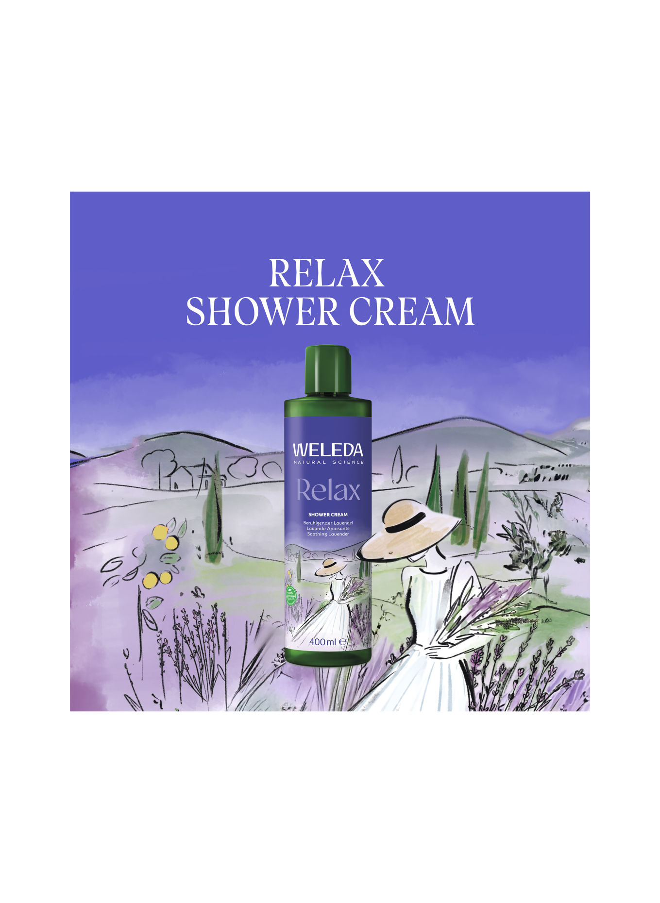 WELEDA RELAX SHOWER CREAM LAVENDEL