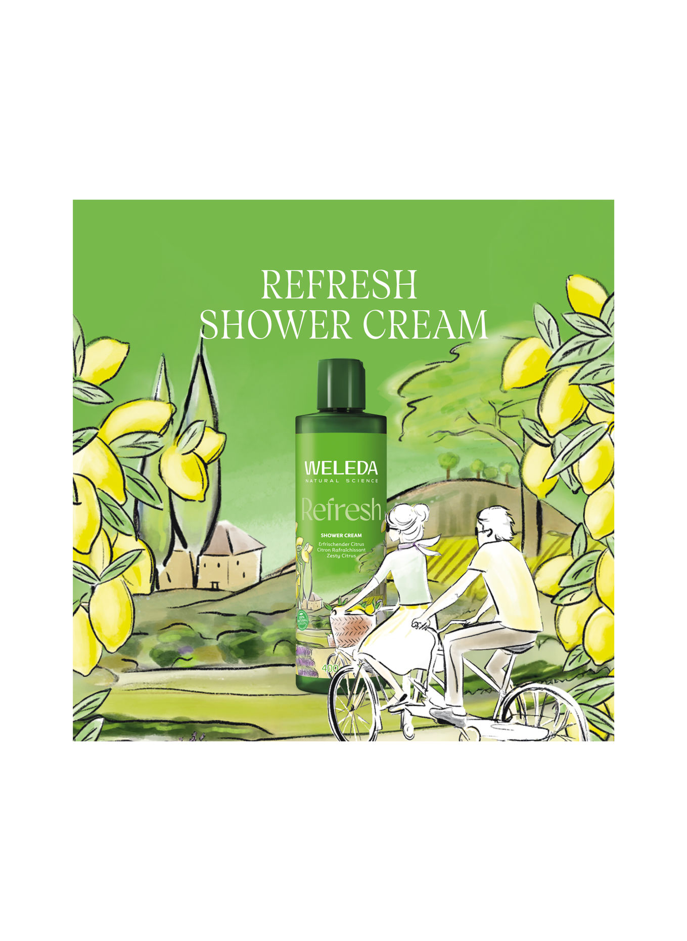 WELEDA REFRESH SHOWER CREAM CITRUS