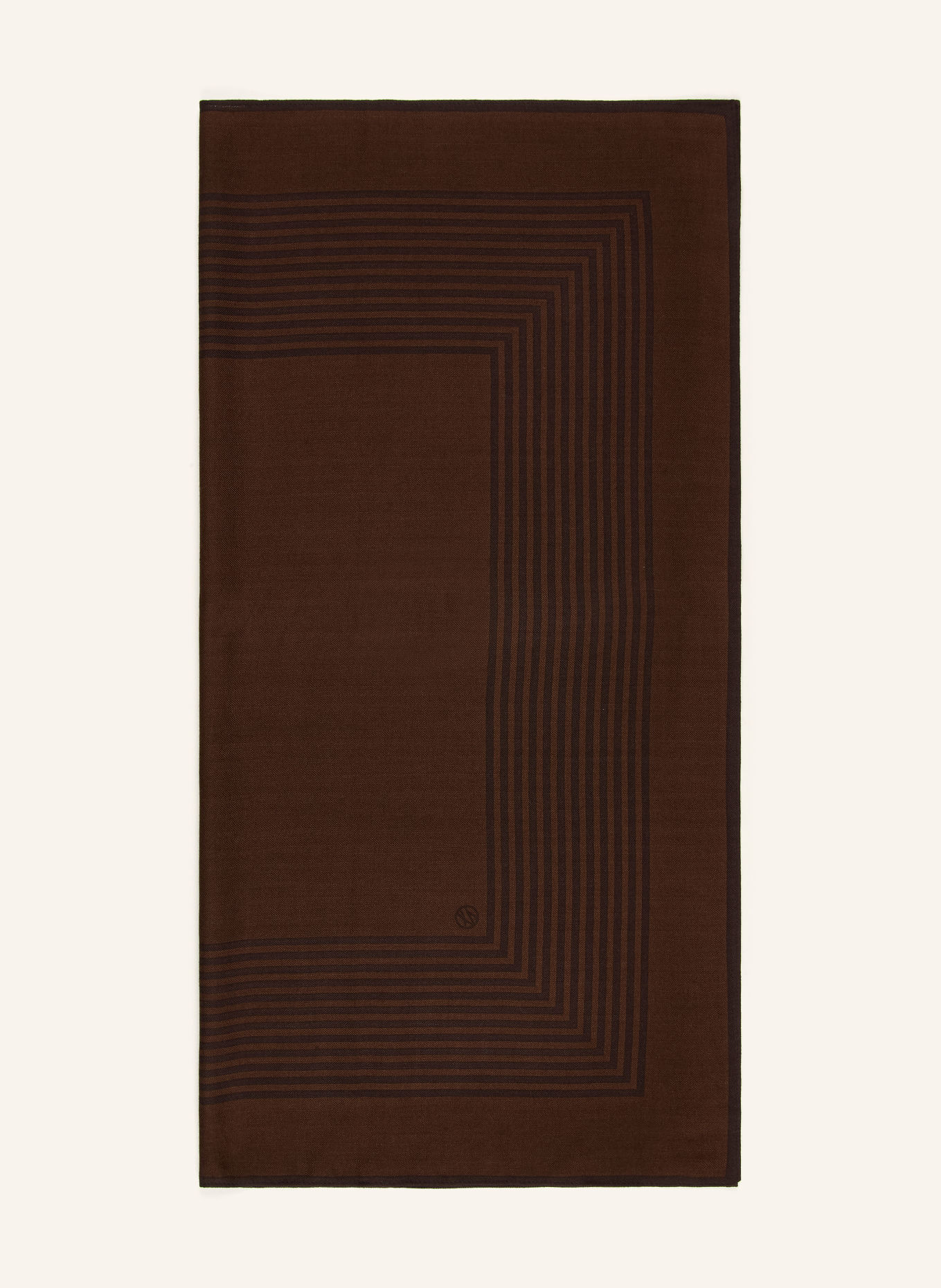 LESCARF Tuch: BRAUN / DUNKELBRAUN