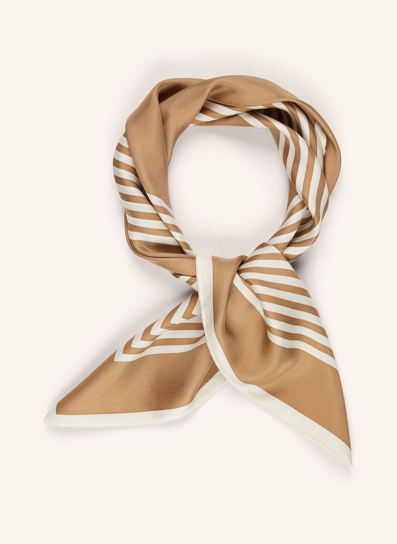 LESCARF Seidentuch: BEIGE / CREME