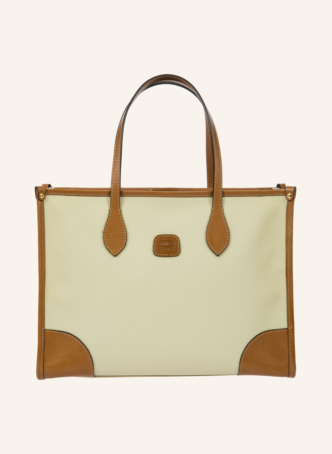 BRIC'S Shoppers OPERA SMALL: CRÈME / GOUD / COGNAC