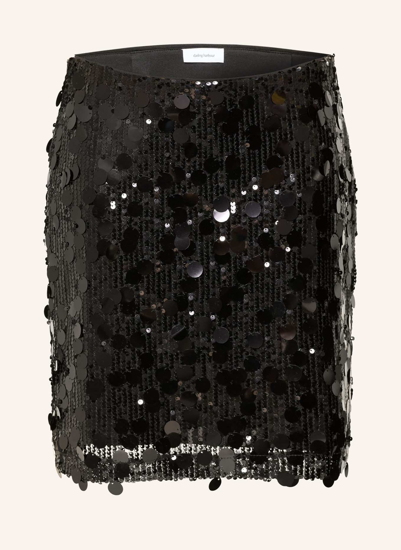 darling harbour Sequin Skirt: BLACK