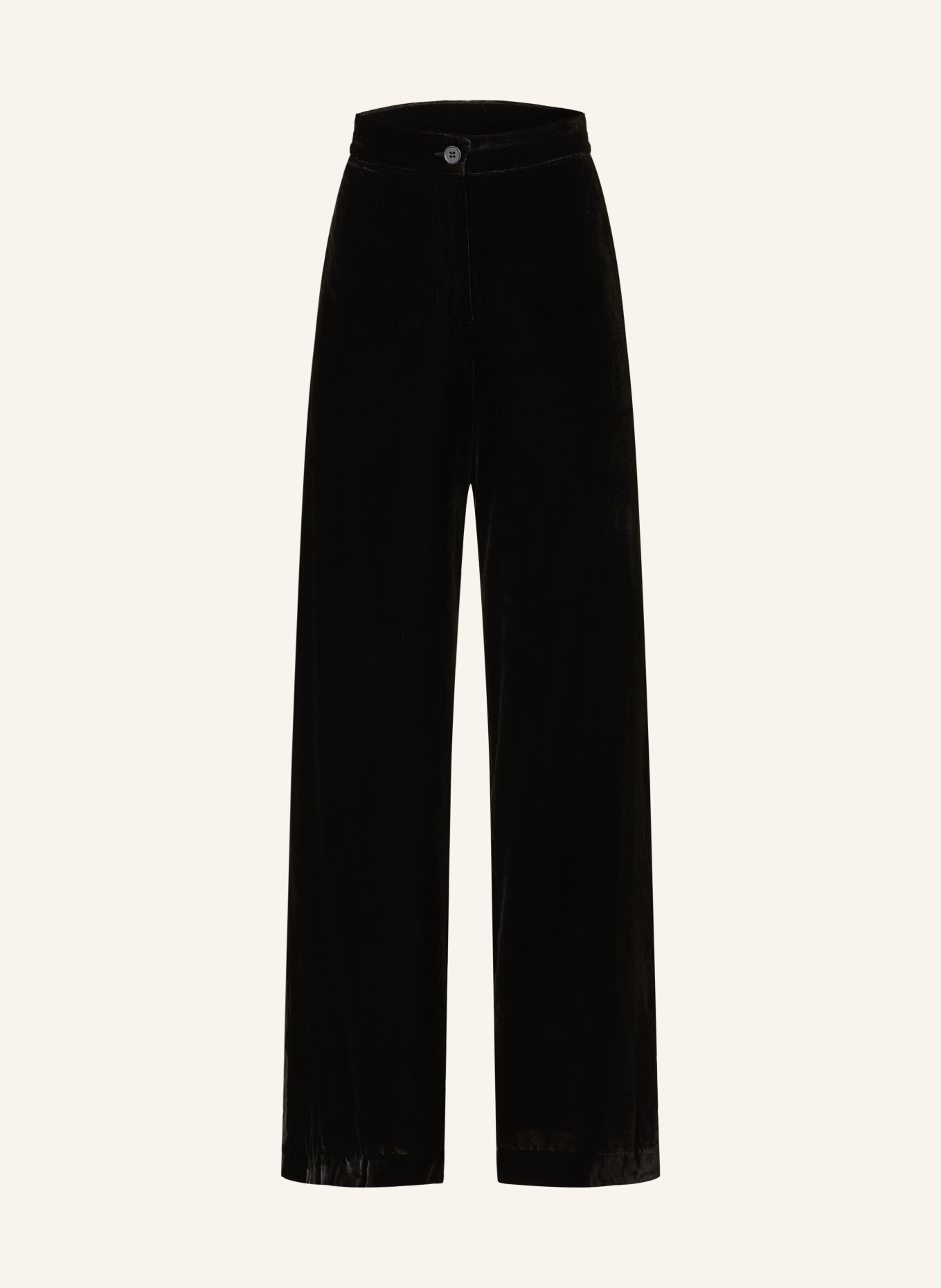 darling harbour Marlenehose aus Samt: BLACK