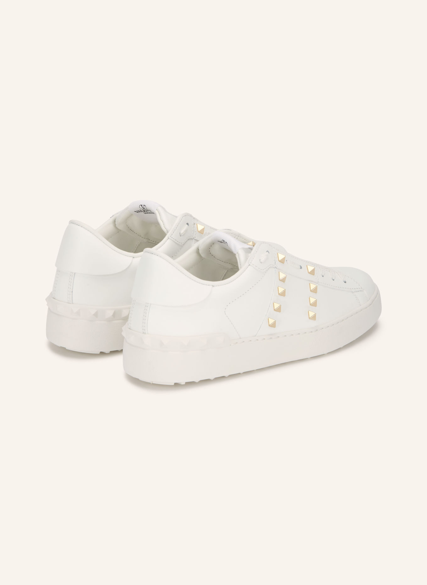VALENTINO GARAVANI Sneakers ROCKSTUD UNTITLED met studs: WIT / GOUD