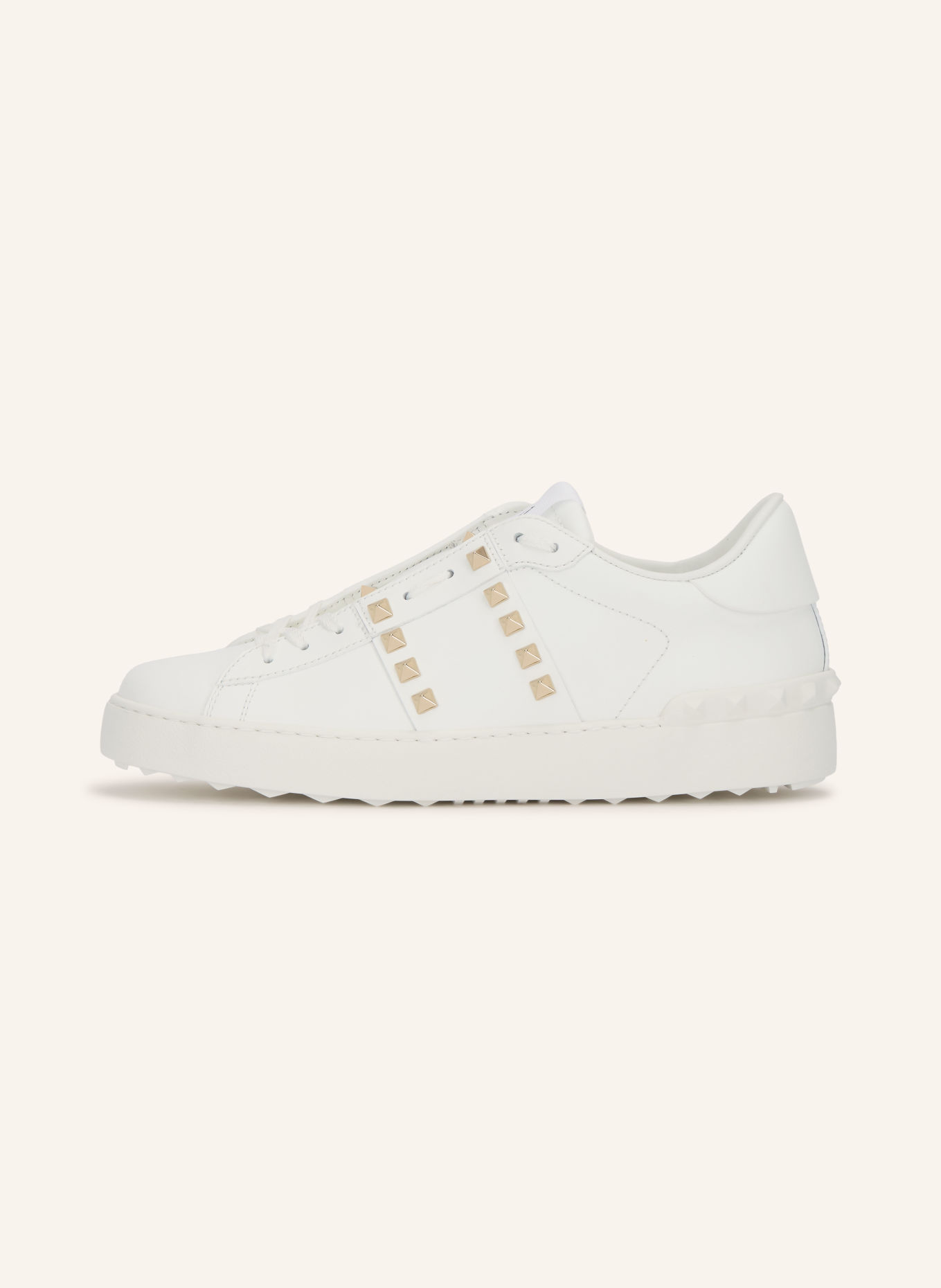 VALENTINO GARAVANI Sneakers ROCKSTUD UNTITLED met studs: WIT / GOUD