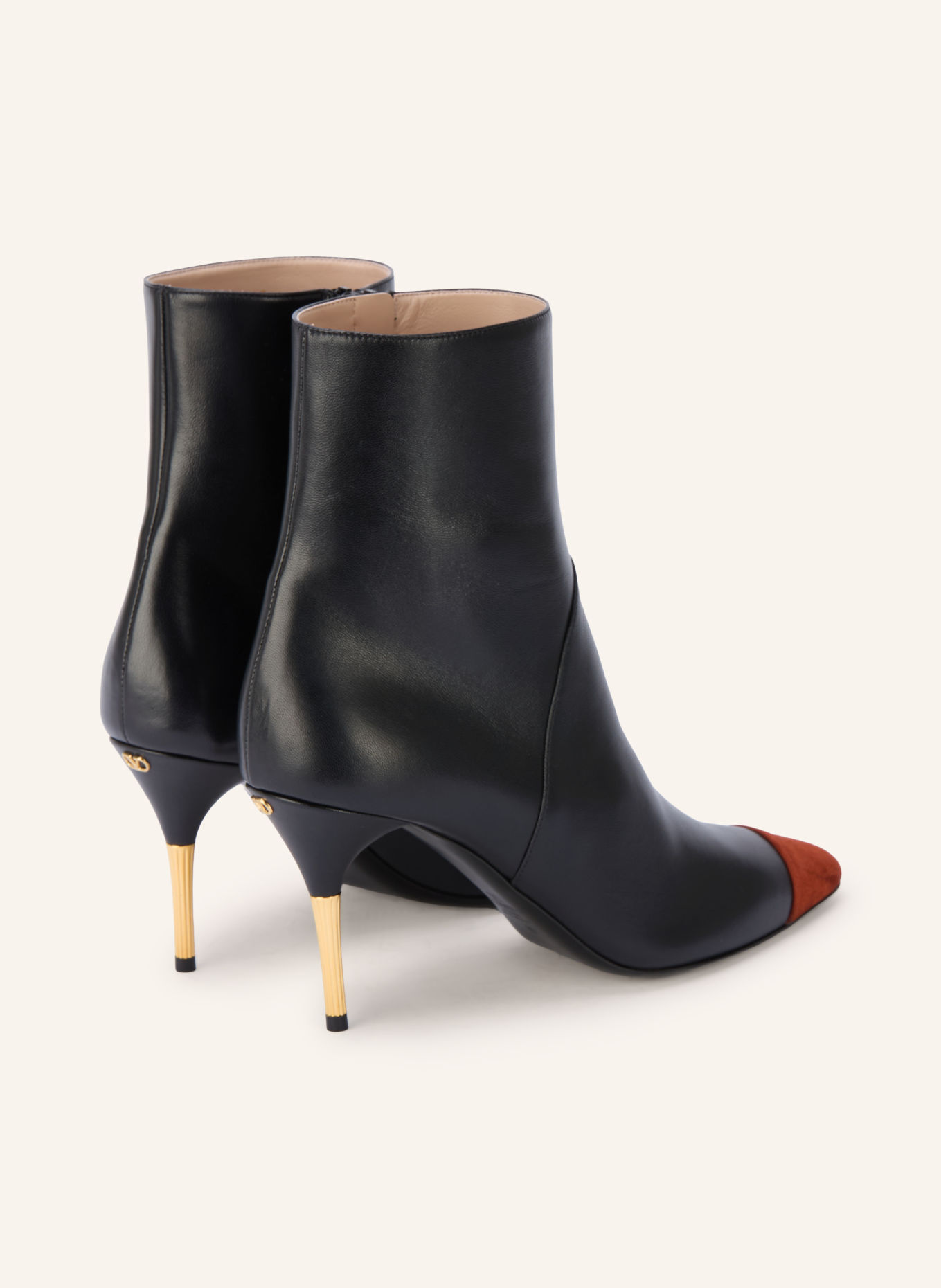 VALENTINO GARAVANI Stiefeletten SINEAD: ROT / GOLD / SCHWARZ