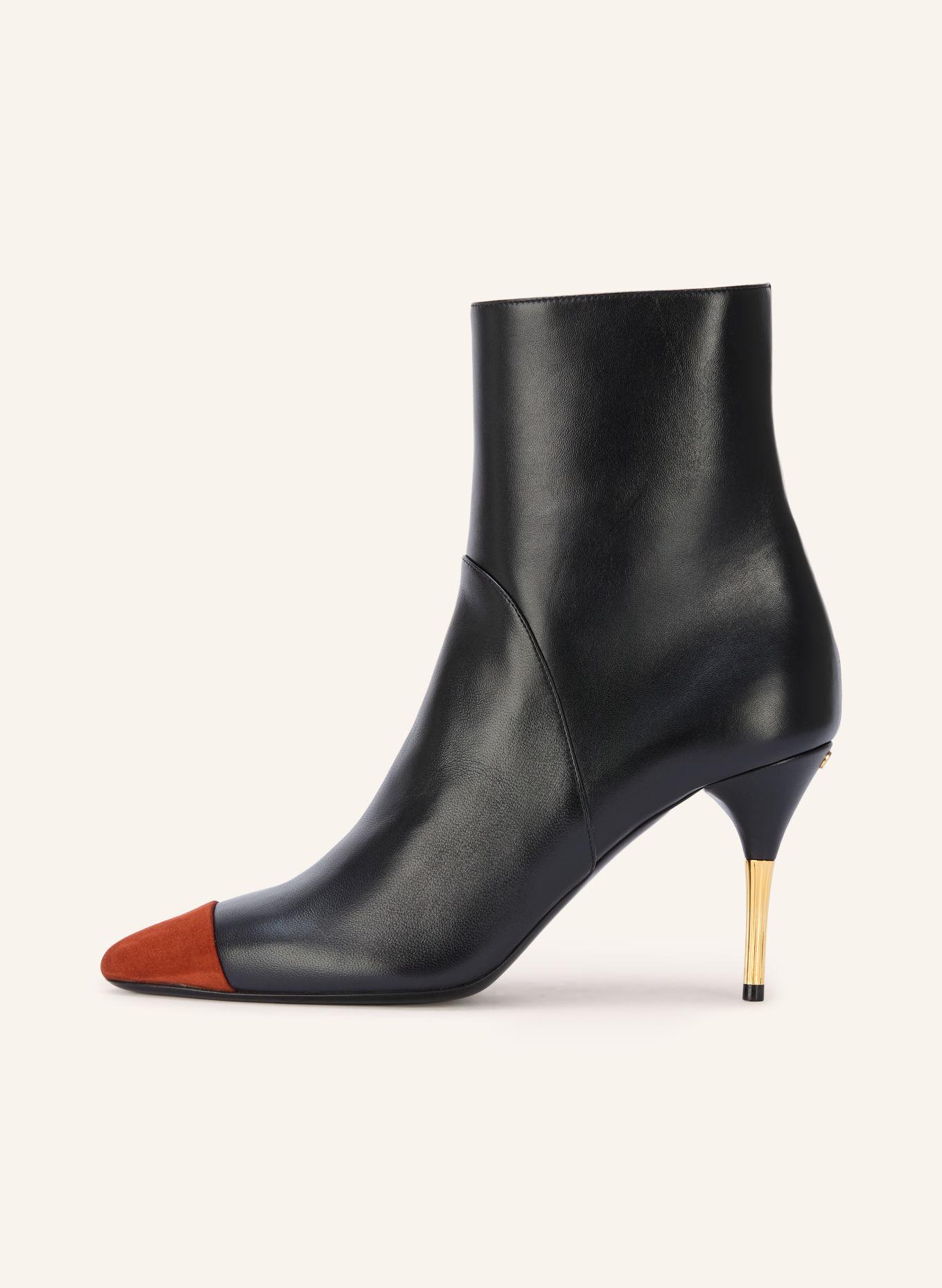 VALENTINO GARAVANI Stiefeletten SINEAD: ROT / GOLD / SCHWARZ
