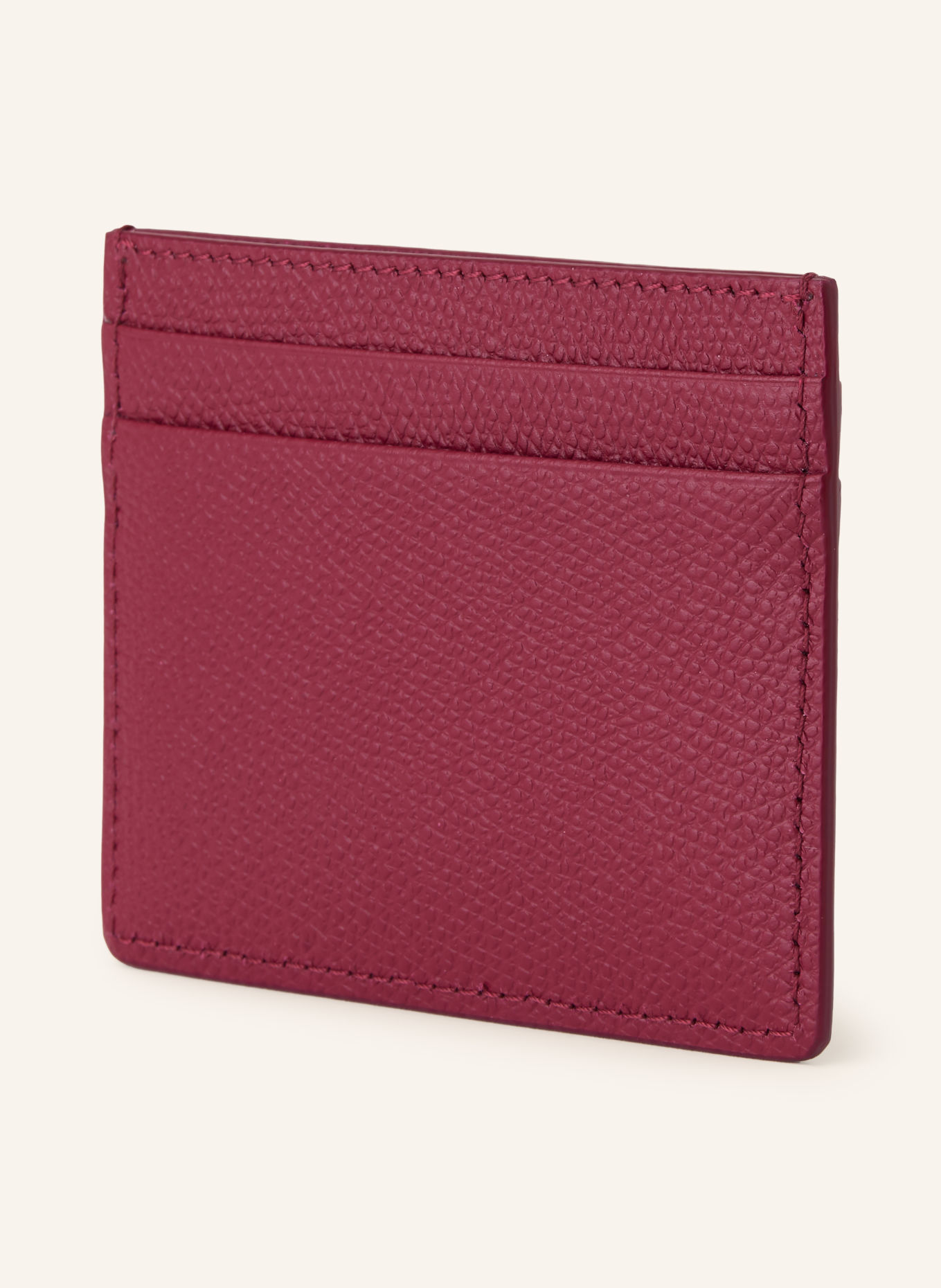 VALENTINO GARAVANI VLOGO SIGNATURE Card wallet: DARK RED / GOLD