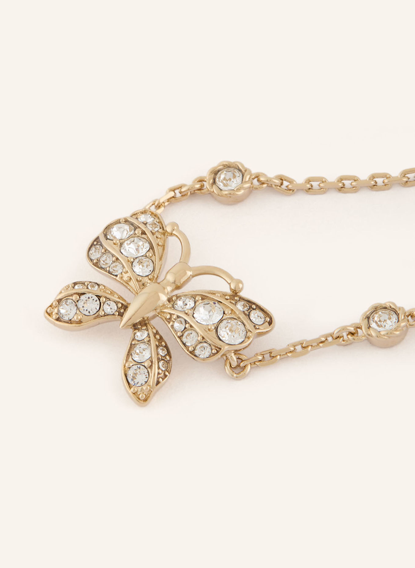 VALENTINO GARAVANI FLUTTERBY Bracelet: GOLD / WHITE