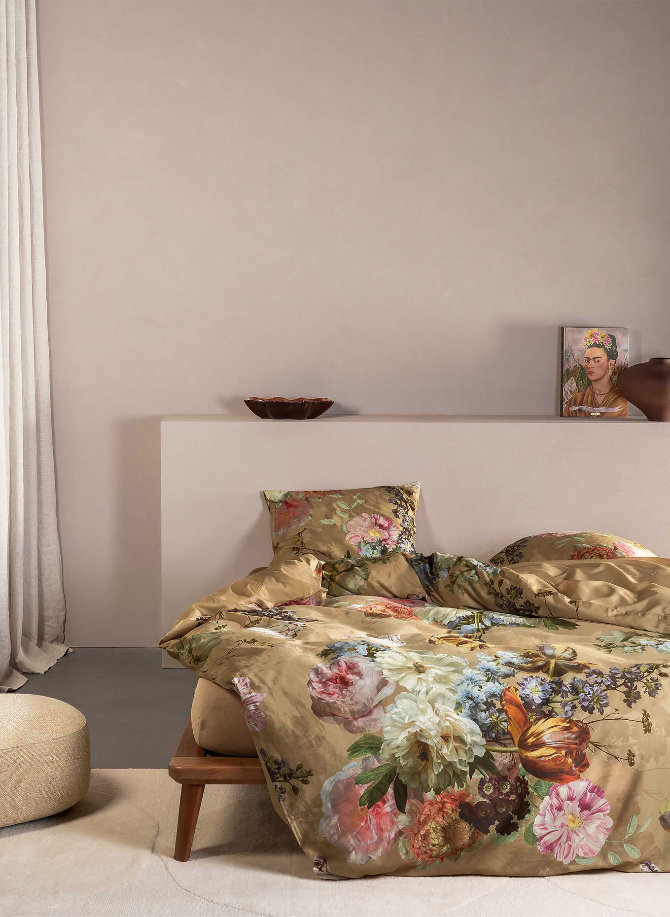 ESSENZA Bettwäsche ROSABELLE: BEIGE / ROSA / GRÜN
