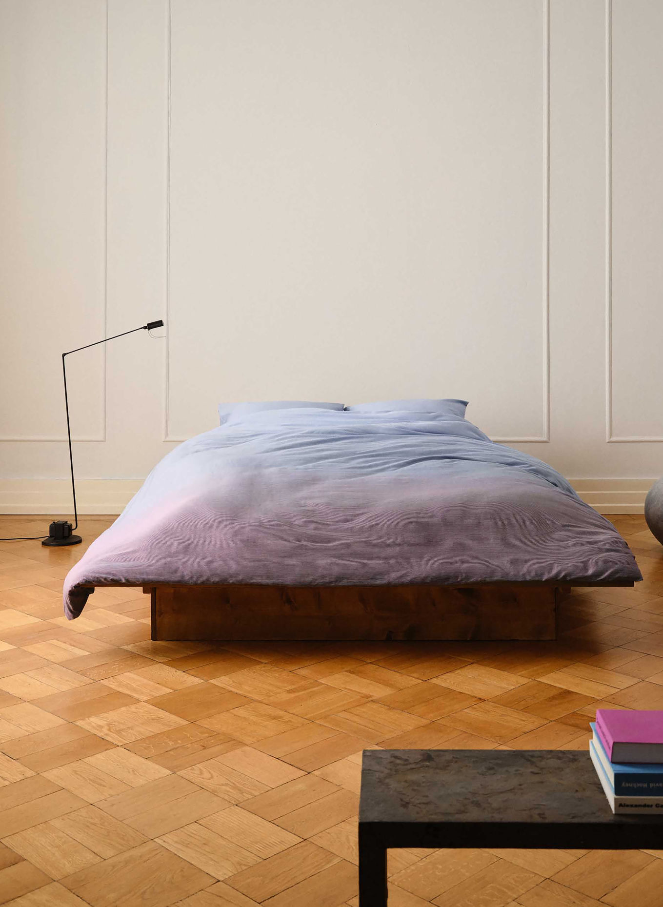 Marc O'Polo Linge de lit JORN: BLEU / LILAS