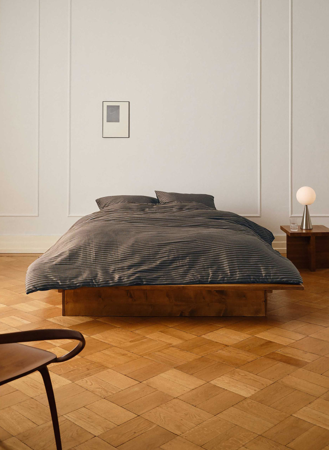 Marc O'Polo Linge de lit AREN: MARRON FONCÉ