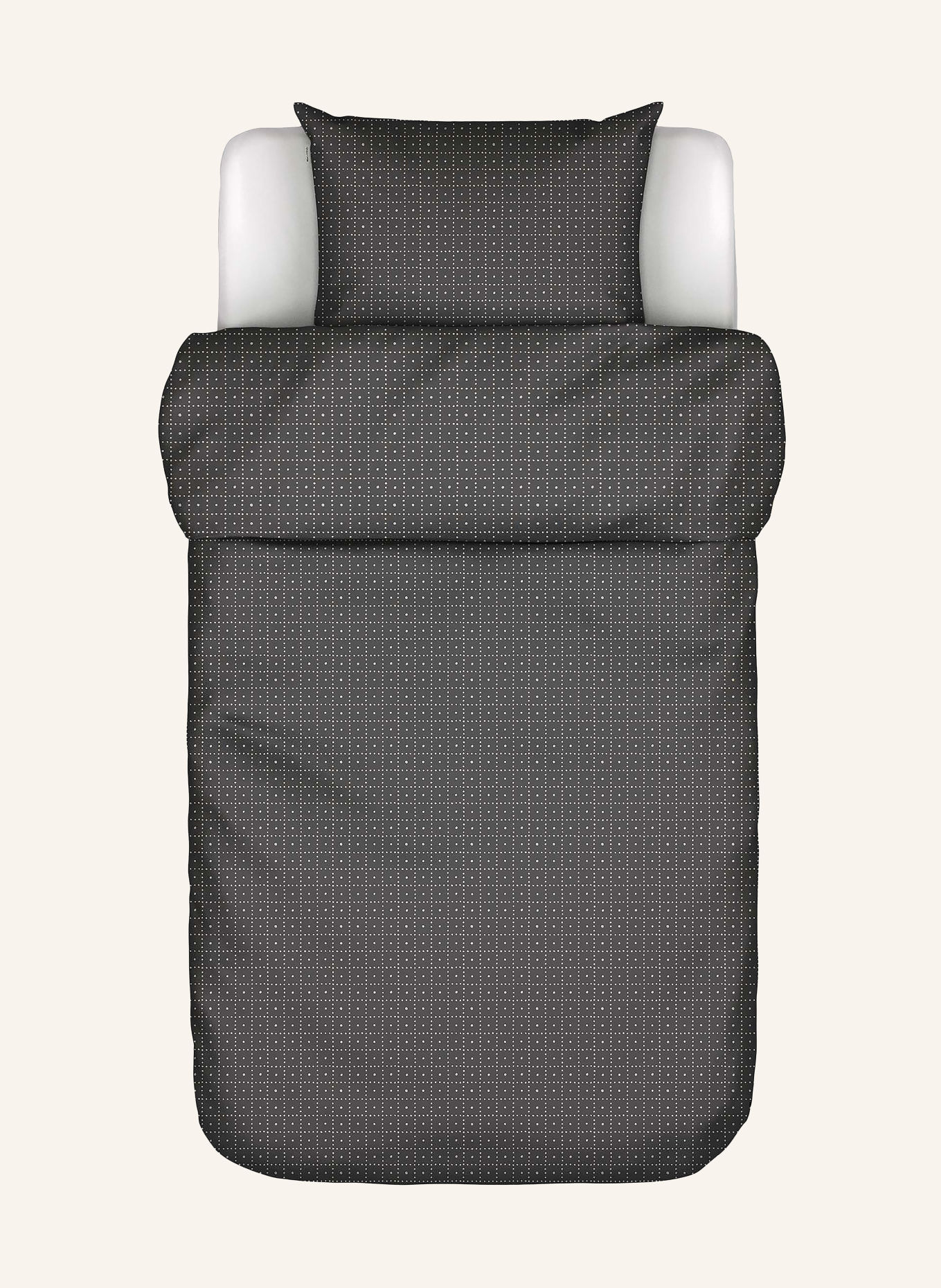 Marc O'Polo Linge de lit SUNI: GRIS FONCÉ
