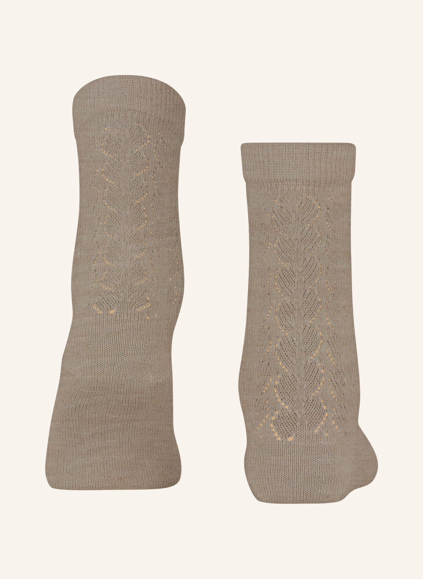FALKE Chaussettes SOFTMERINO en laine mérinos: 4100 NATURE MEL