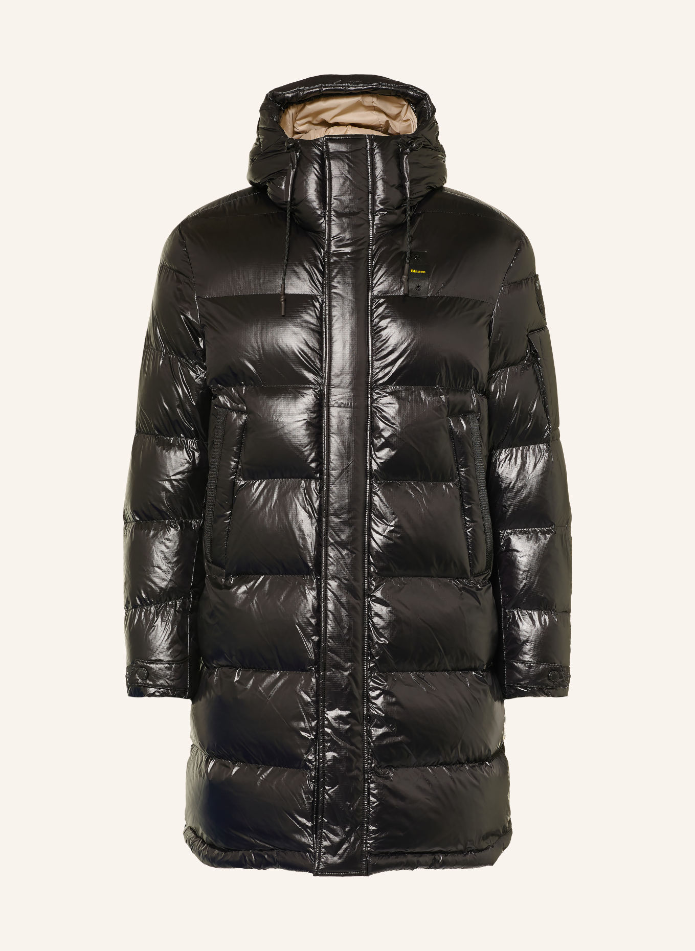 Blauer Steppmantel ALDRICH: SCHWARZ