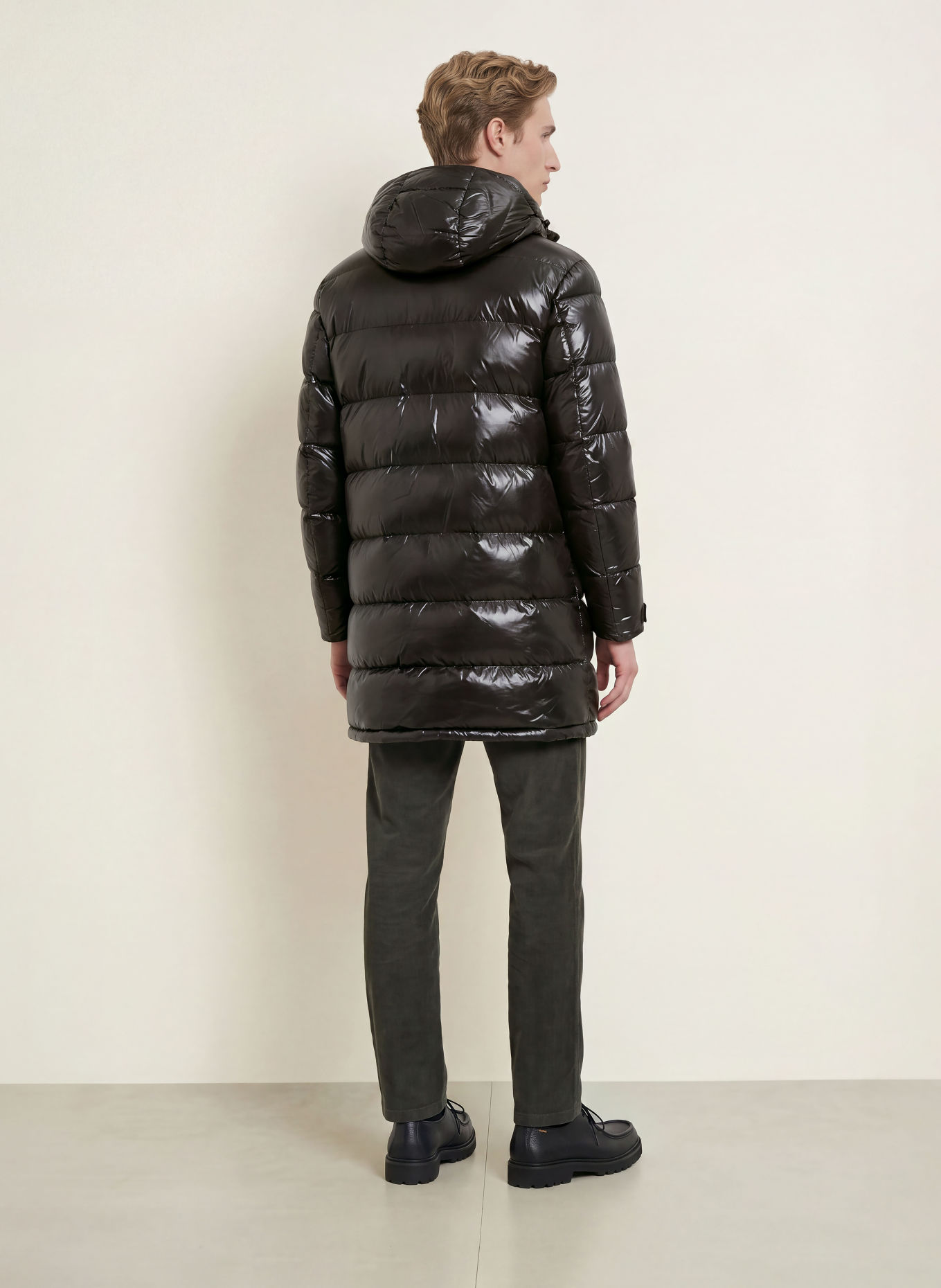 Blauer Steppmantel ALDRICH: SCHWARZ
