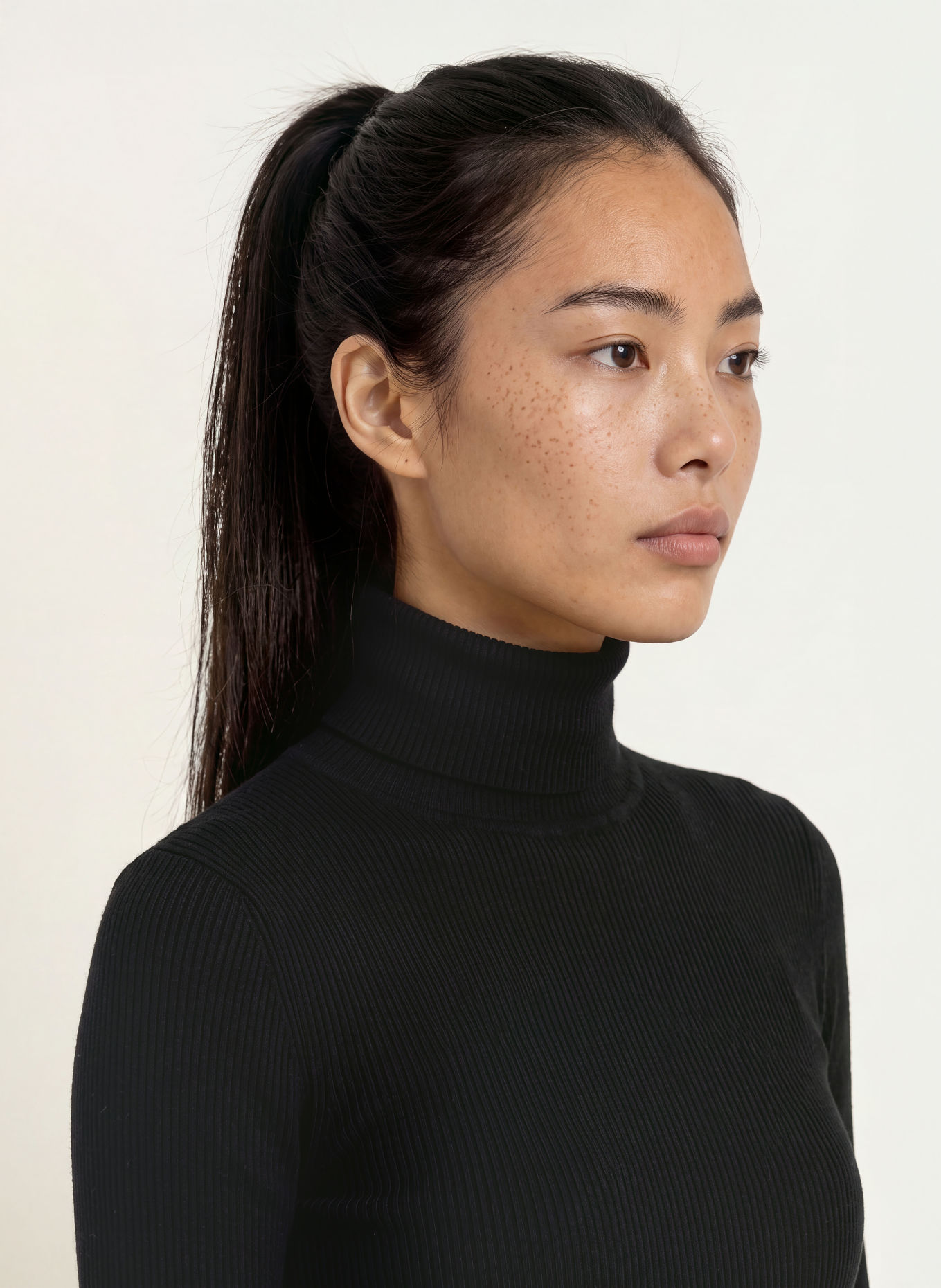 MAX & Co. AMA Turtleneck sweater: BLACK