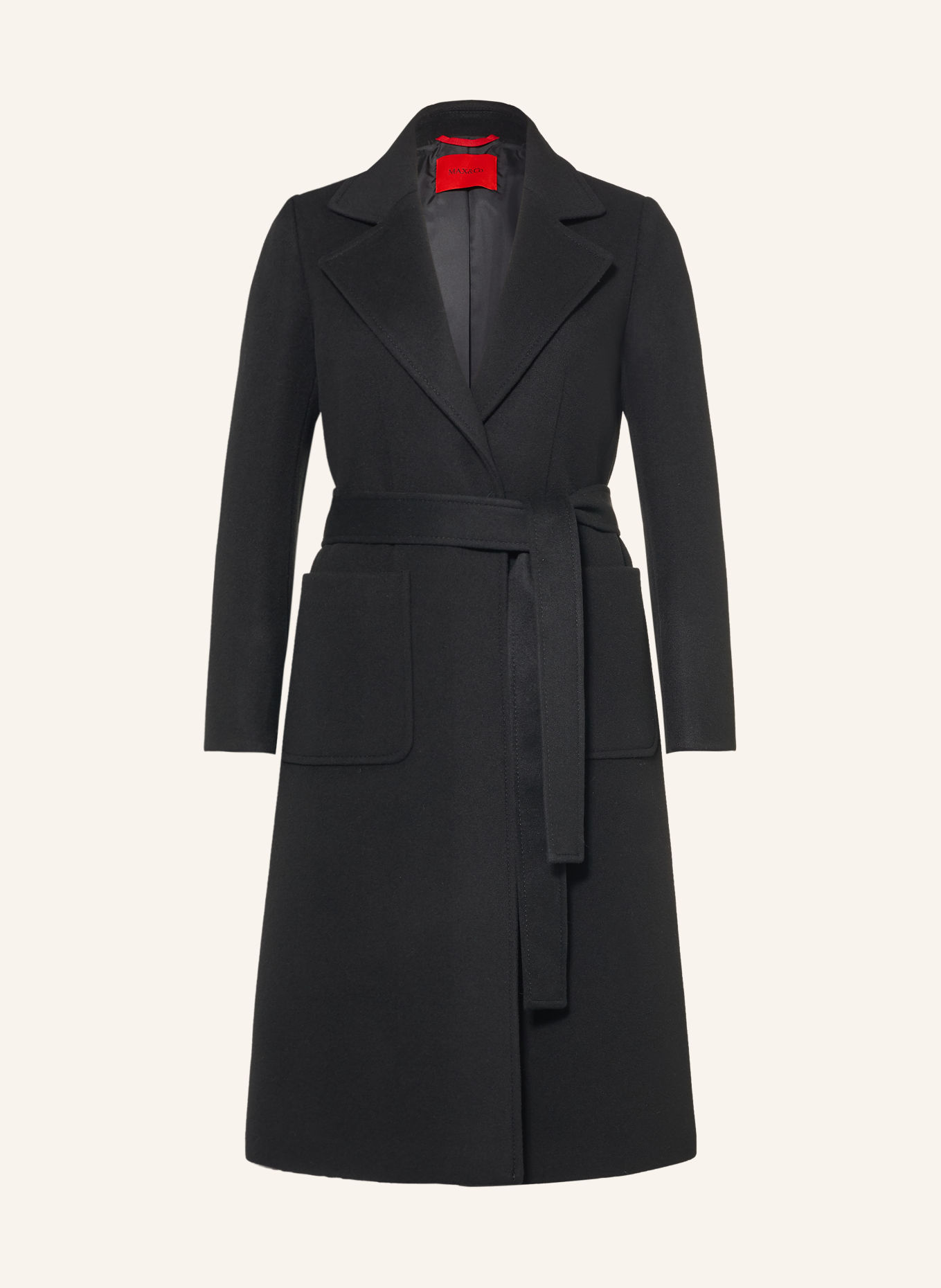 MAX & Co. RUNAWAY Wool coat: BLACK