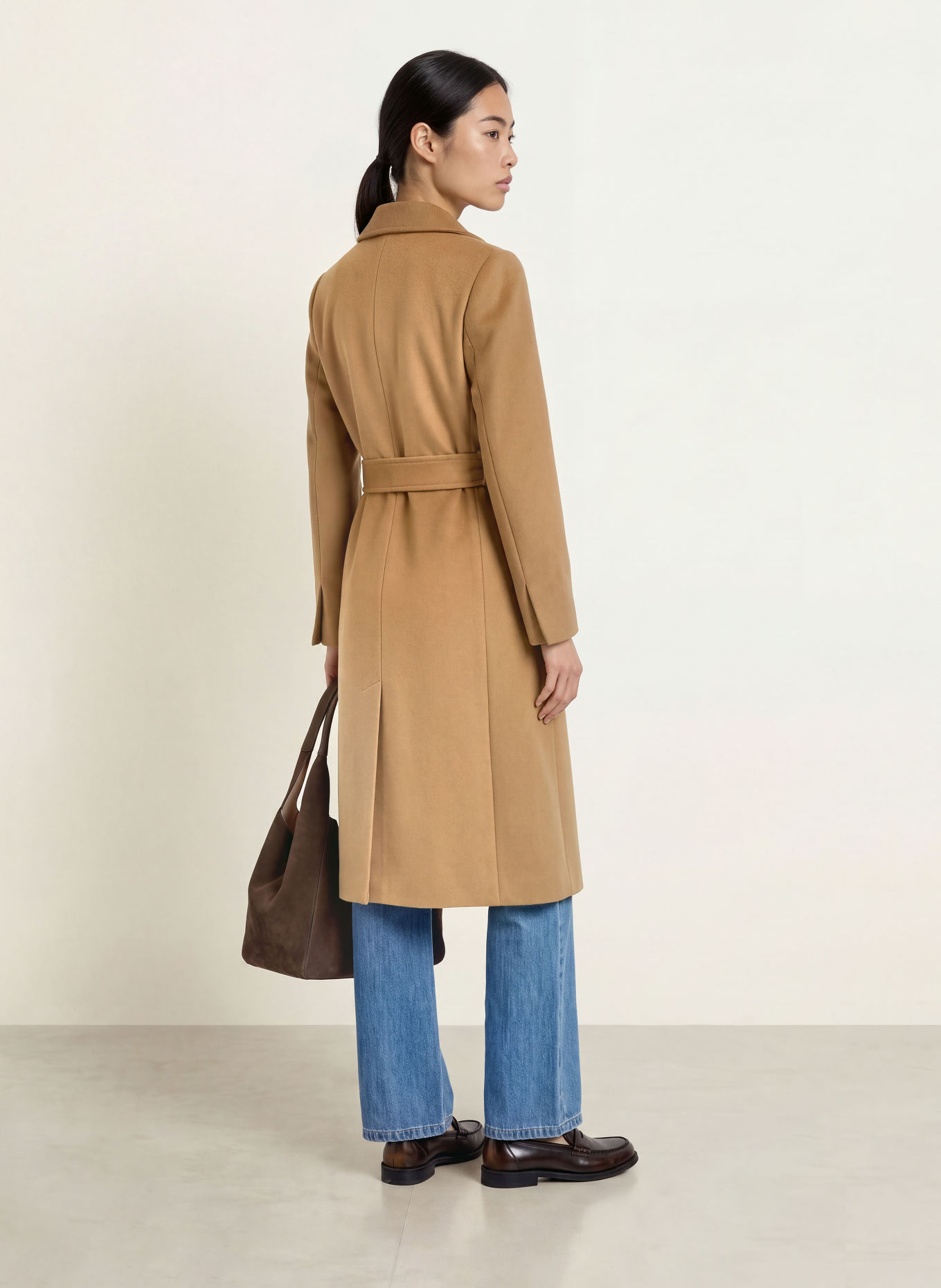 MAX & Co. Wollen mantel RUNAWAY: CAMEL