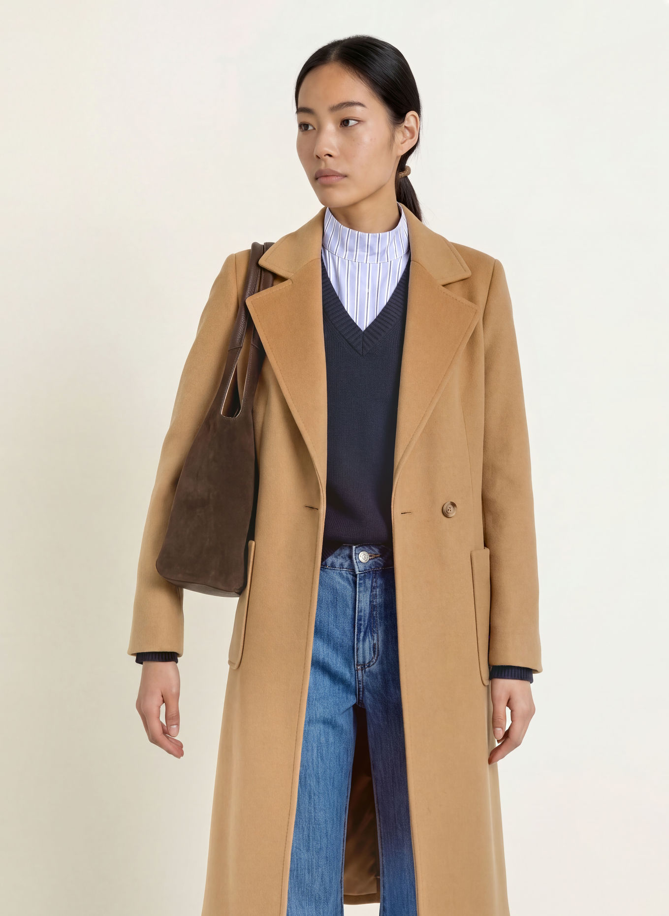MAX & Co. Wollen mantel RUNAWAY: CAMEL