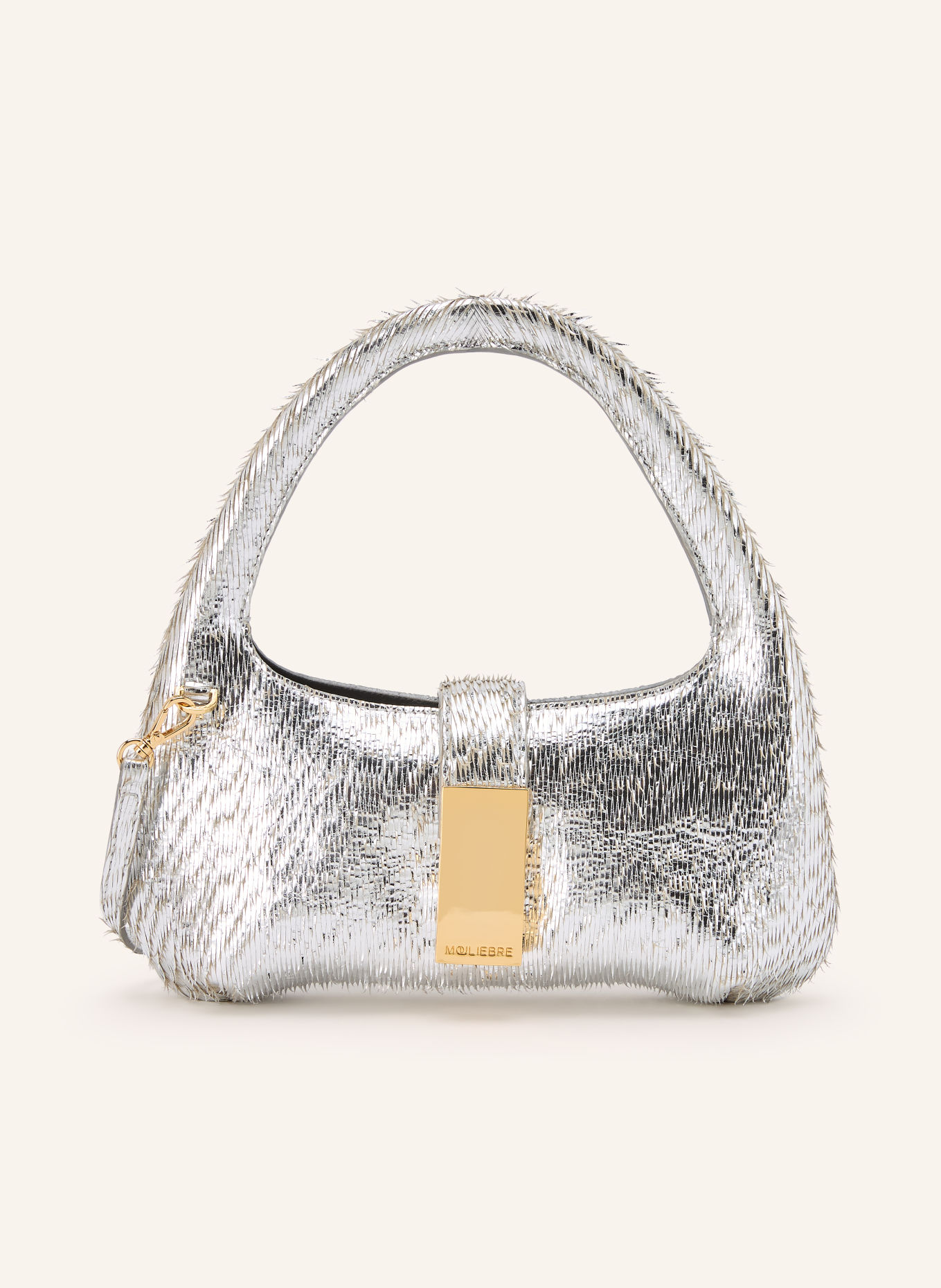 MOULIEBRE Umhängetasche M BAG MINI: SILBER / GOLD