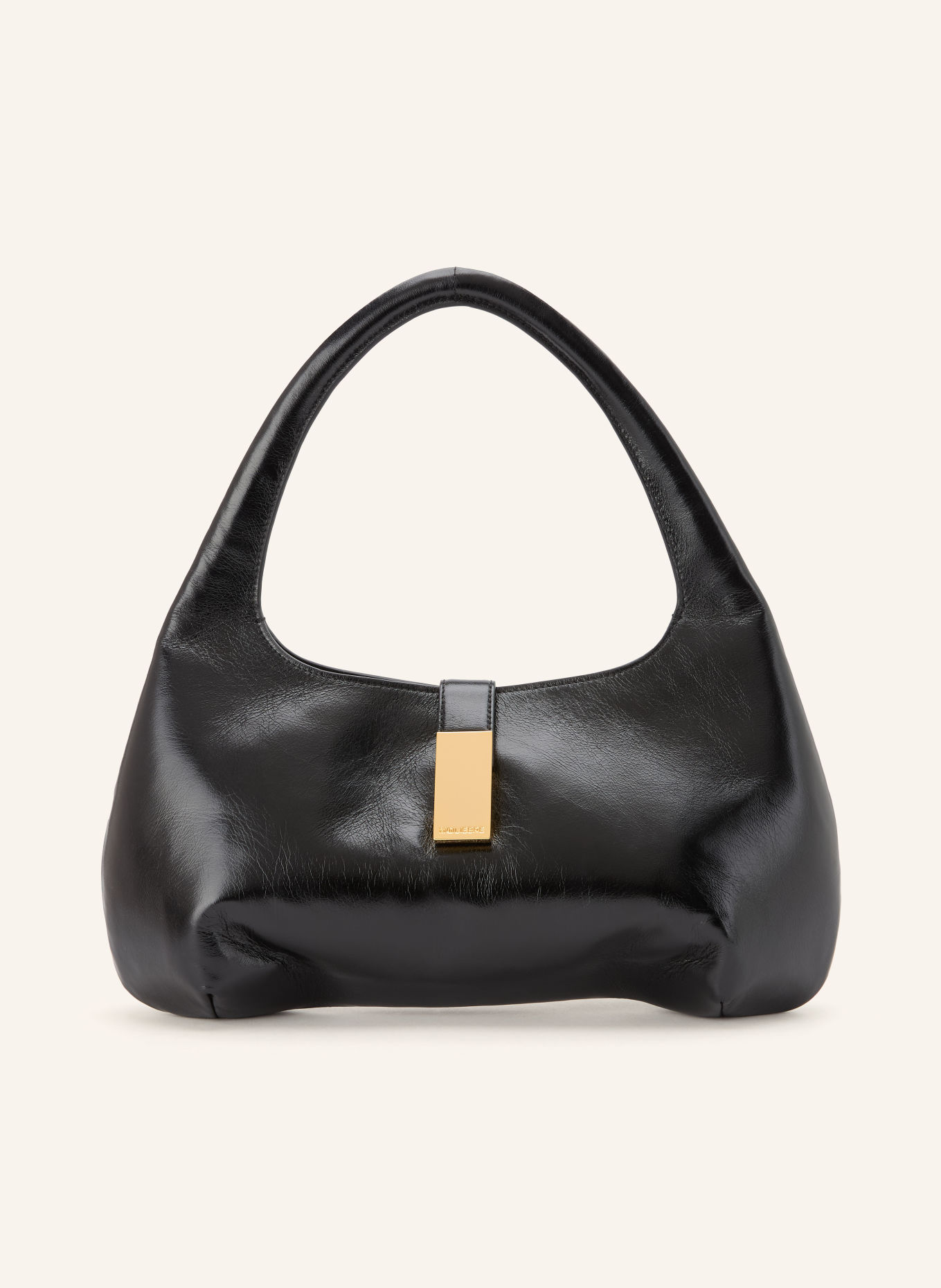 MOULIEBRE Handtasche M BAG: SCHWARZ / GOLD