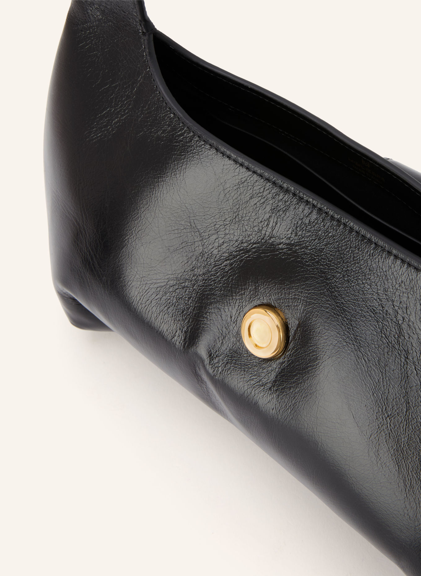 MOULIEBRE Handtasche M BAG: SCHWARZ / GOLD
