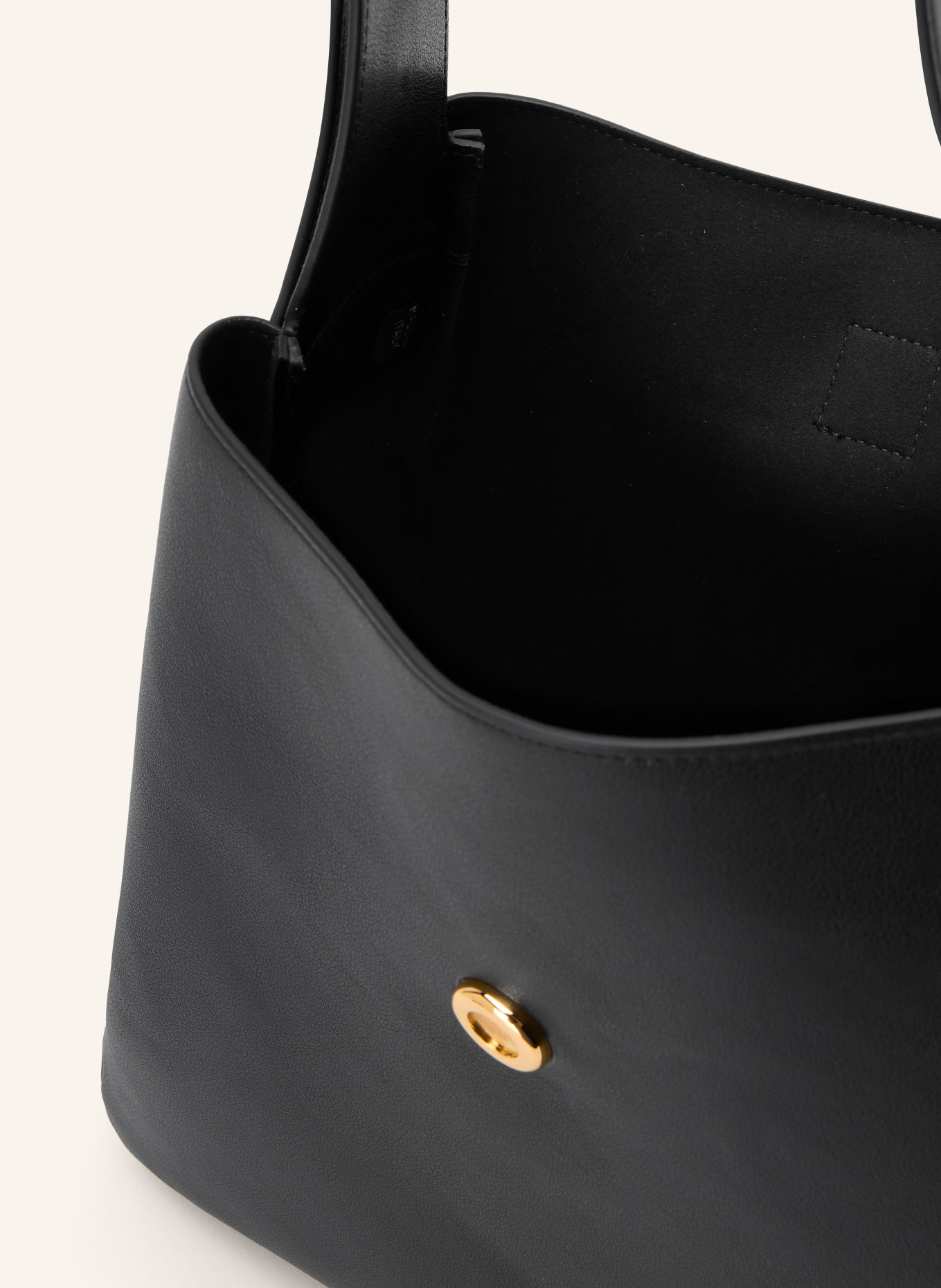 MOULIEBRE Beuteltasche TERESA LARGE: SCHWARZ / GOLD