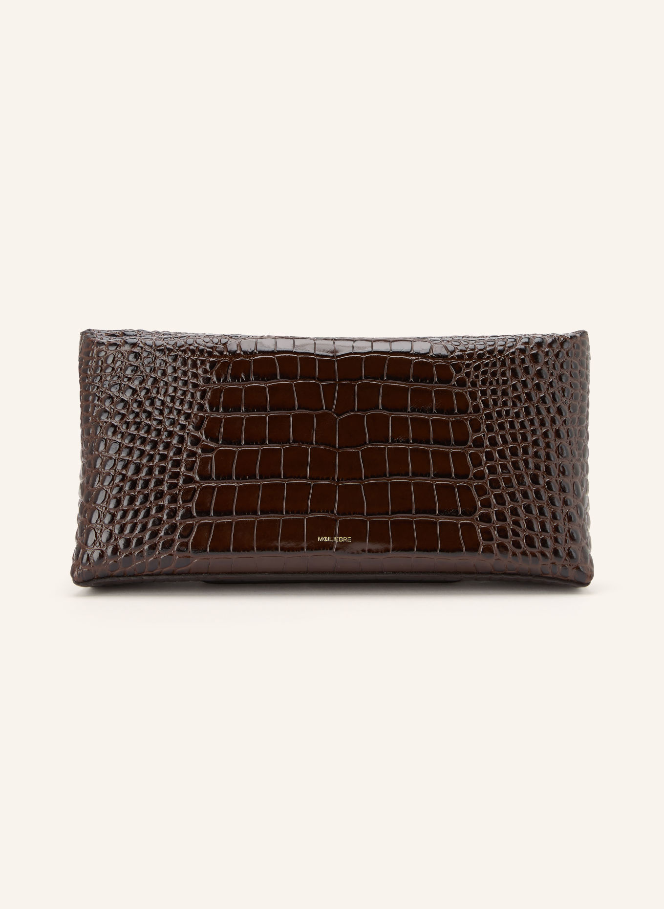 MOULIEBRE Clutch CARLOTTA: DUNKELBRAUN