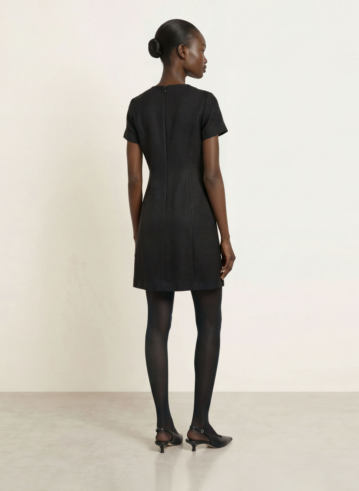 HOBBS Etuikleid ELOWEN aus Tweed: SCHWARZ