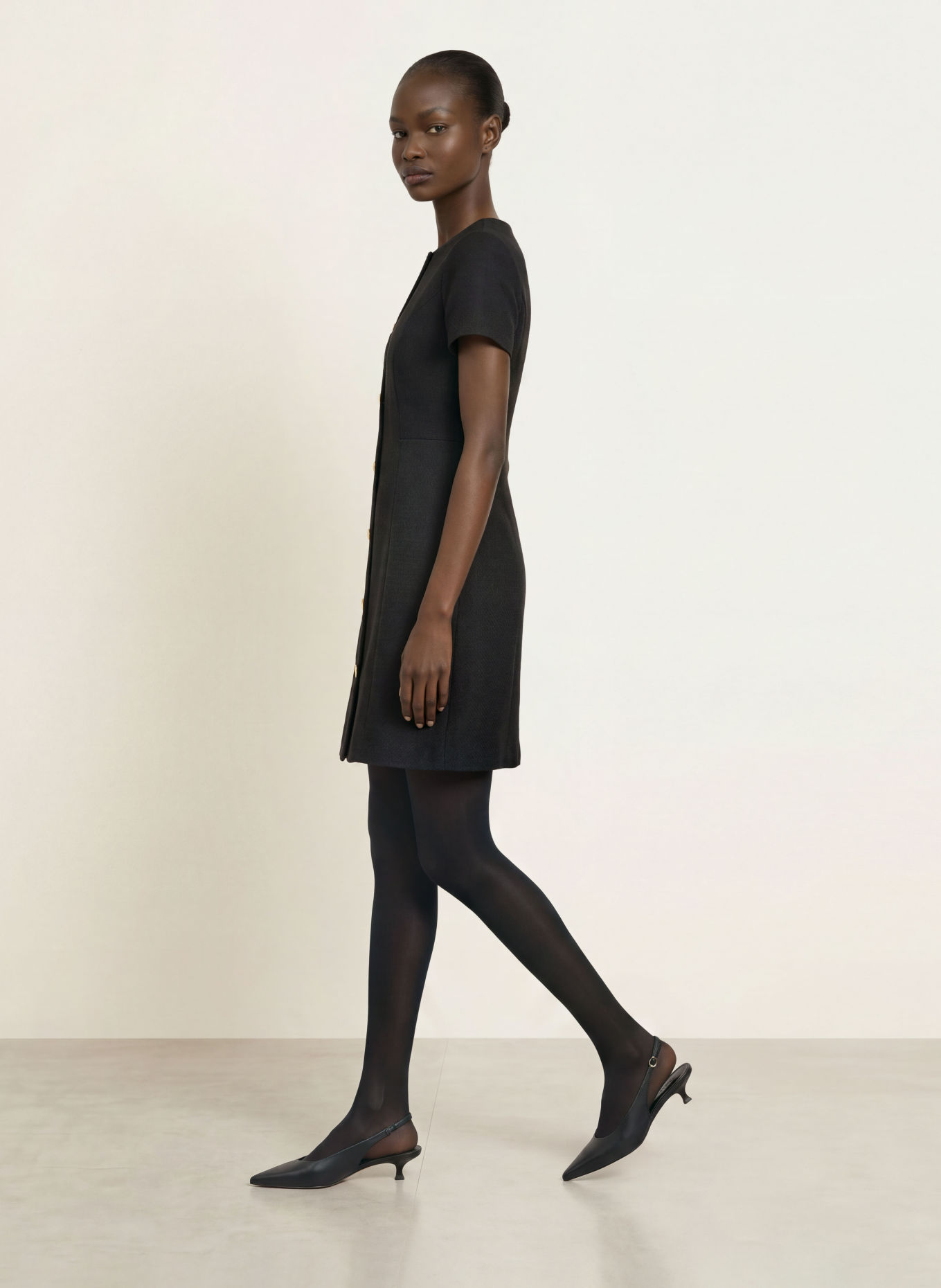 HOBBS Etuikleid ELOWEN aus Tweed: SCHWARZ