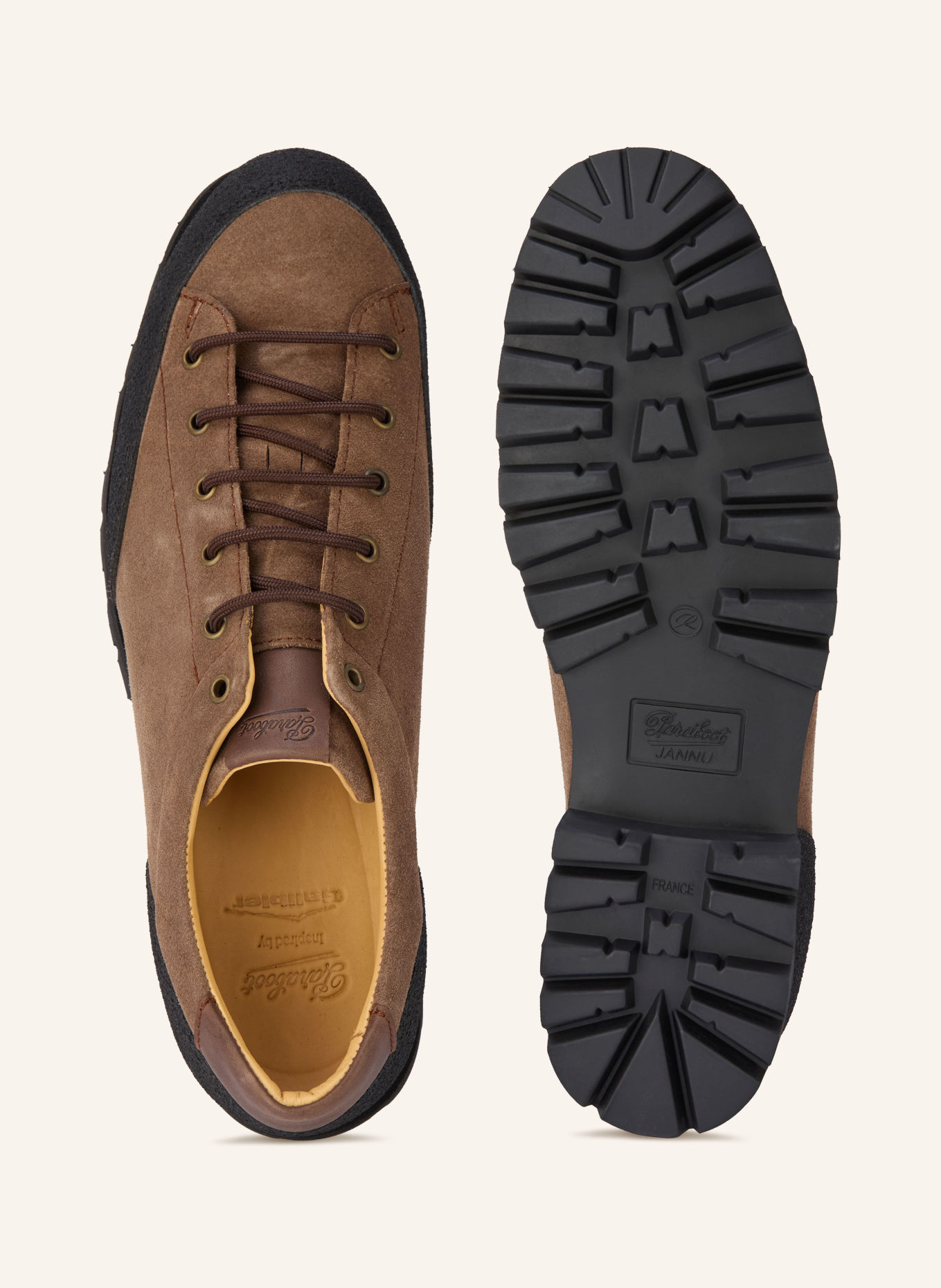 Paraboot Snøresko MONTANA: BRUN / SORT