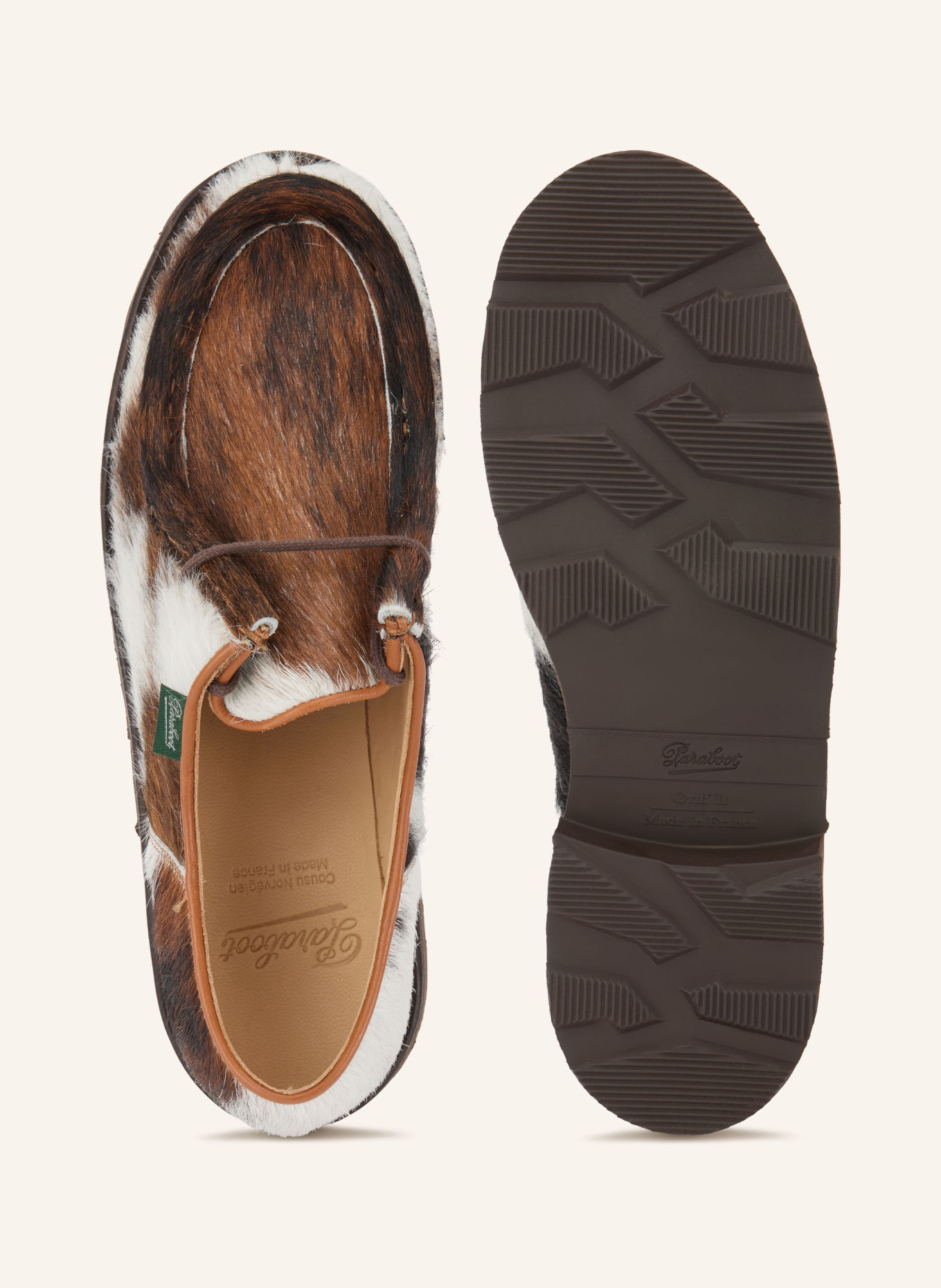 Paraboot Schnürer MICHAEL: BRAUN / WEISS / SCHWARZ