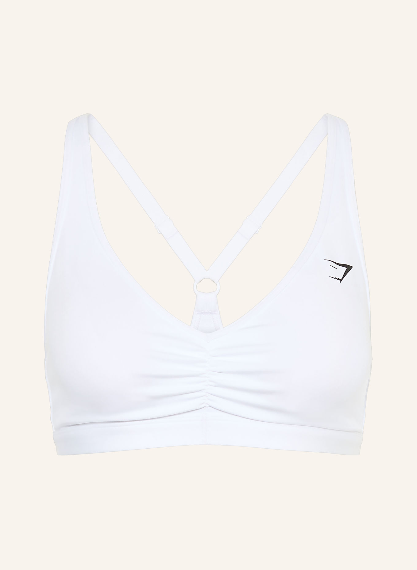 GYMSHARK Sport-BH RUCHED SPORTS 2.0: WEISS
