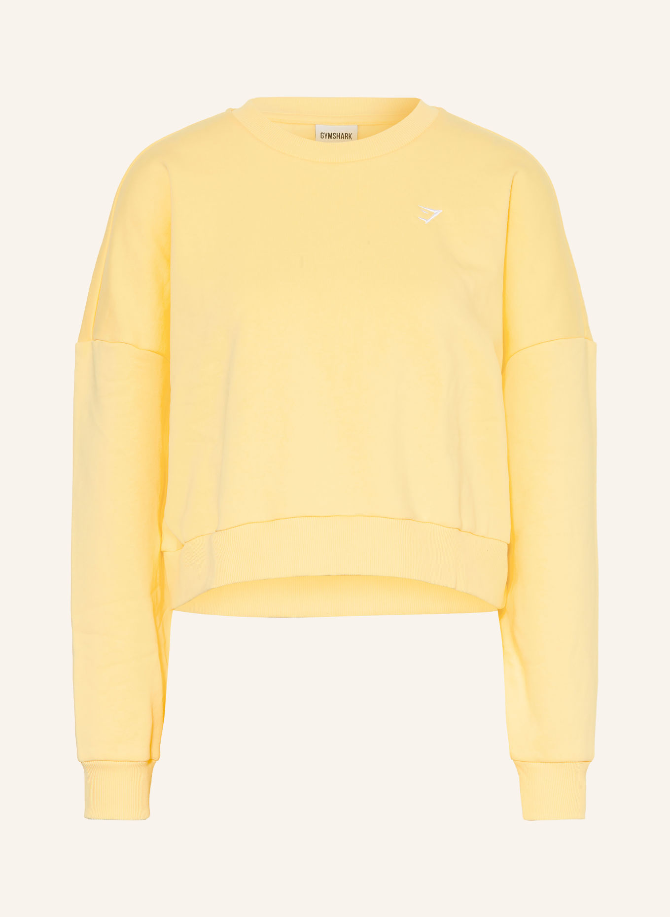 GYMSHARK Oversized-Sweatshirt TRANING: HELLGELB