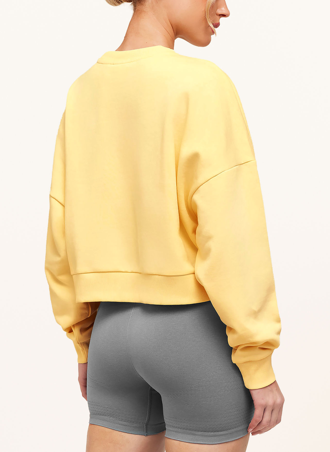 GYMSHARK Oversized-Sweatshirt TRANING: HELLGELB