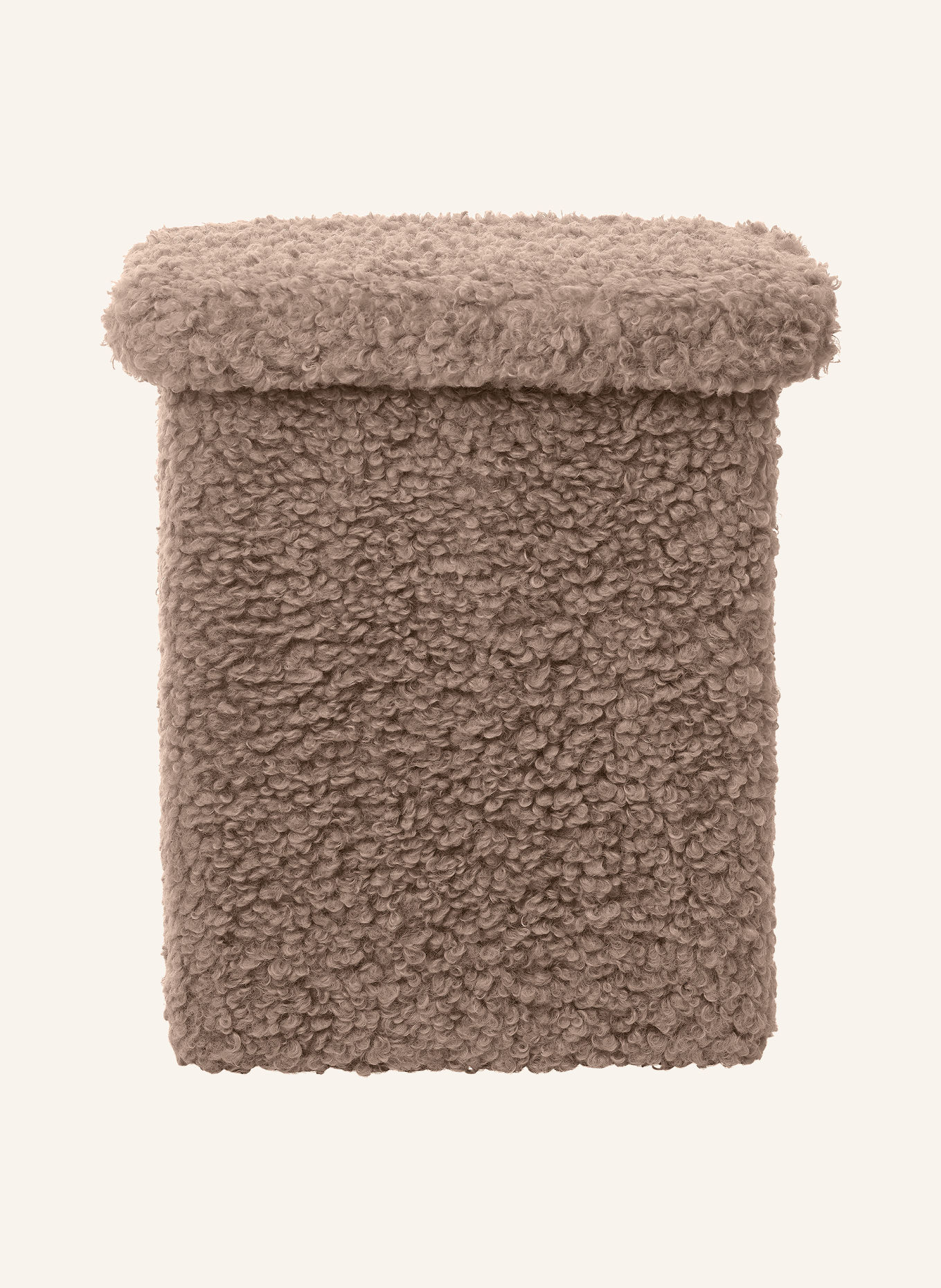 blomus Pouf TEDDY: BRAUN